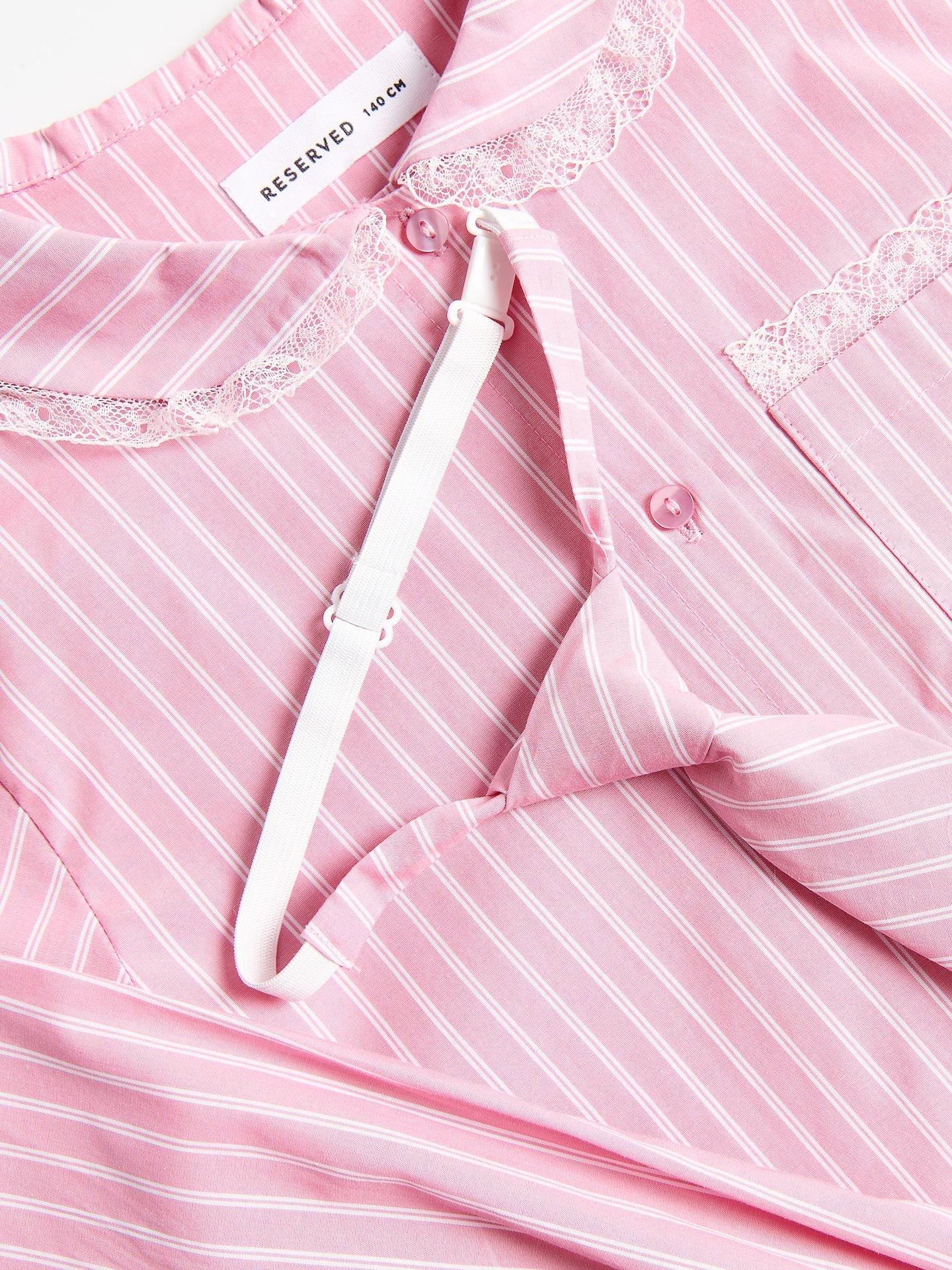 Pink Shirt With Tie, Pink, large image number 2