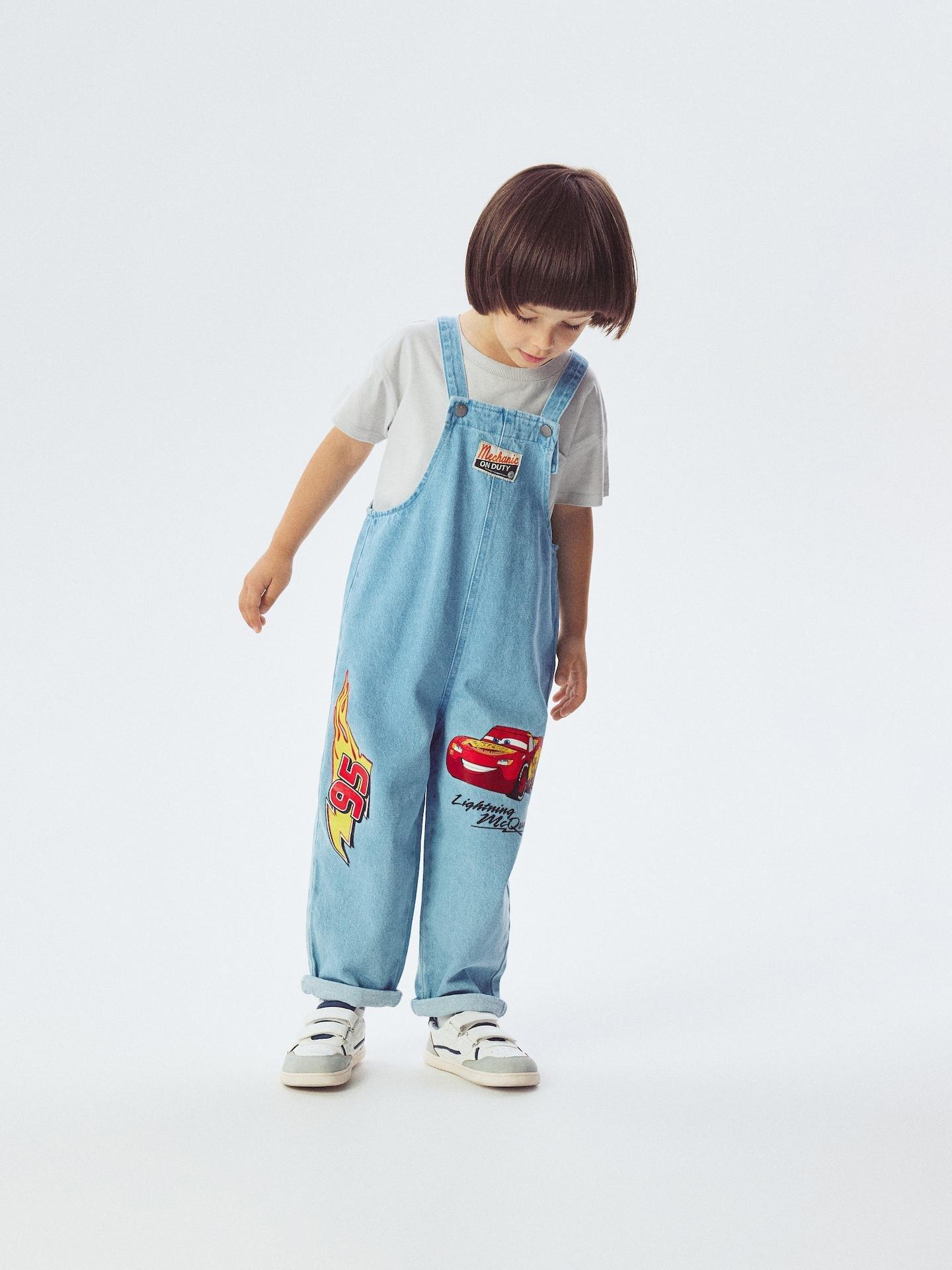 Blue Denim Dungarees Cars, Blue, medium