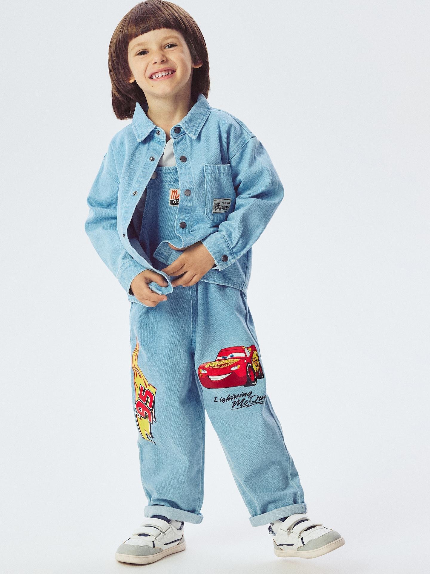 Blue Denim Dungarees Cars, Blue, large image number 4