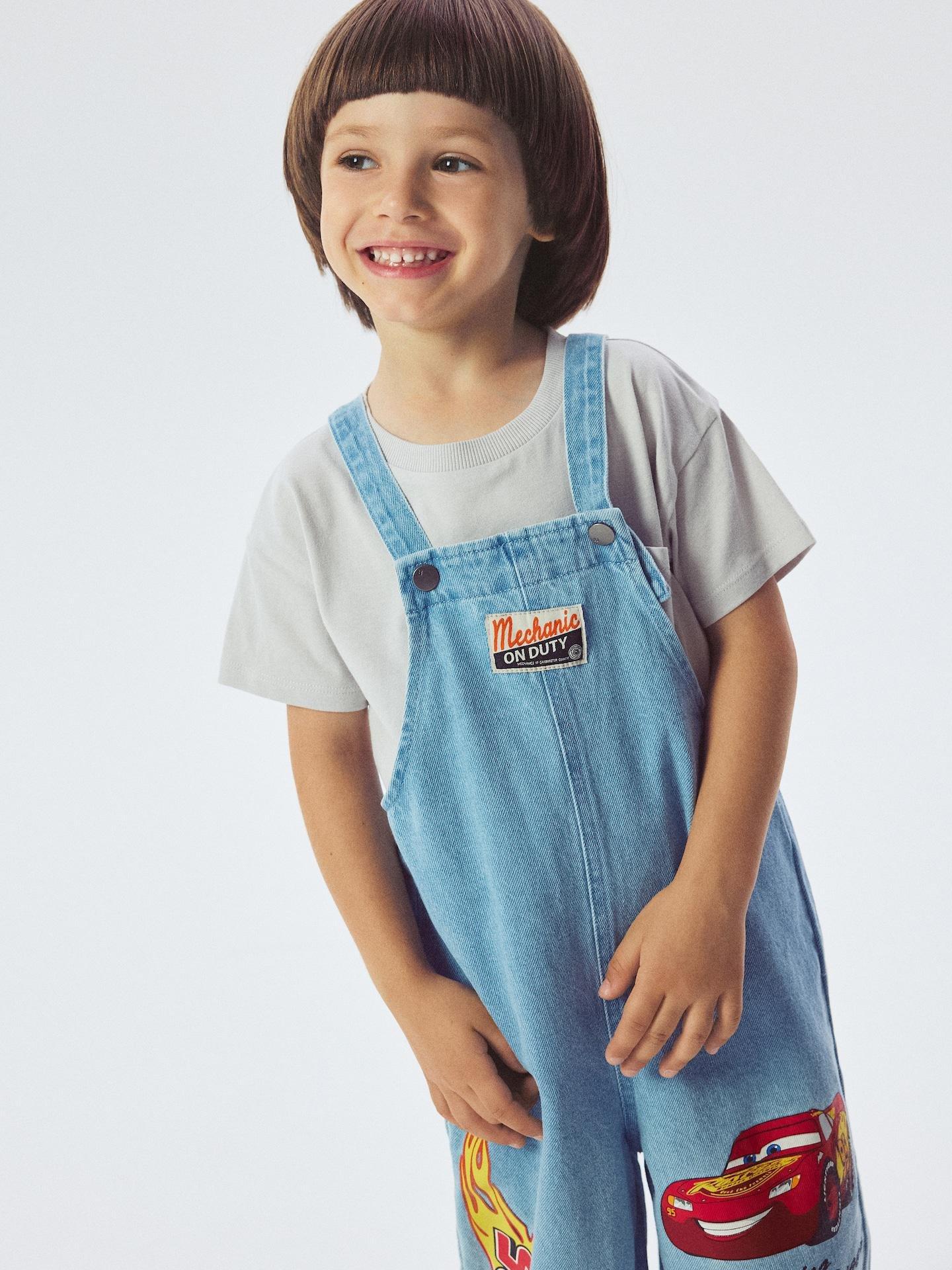 Blue Denim Dungarees Cars, Blue, large image number 5