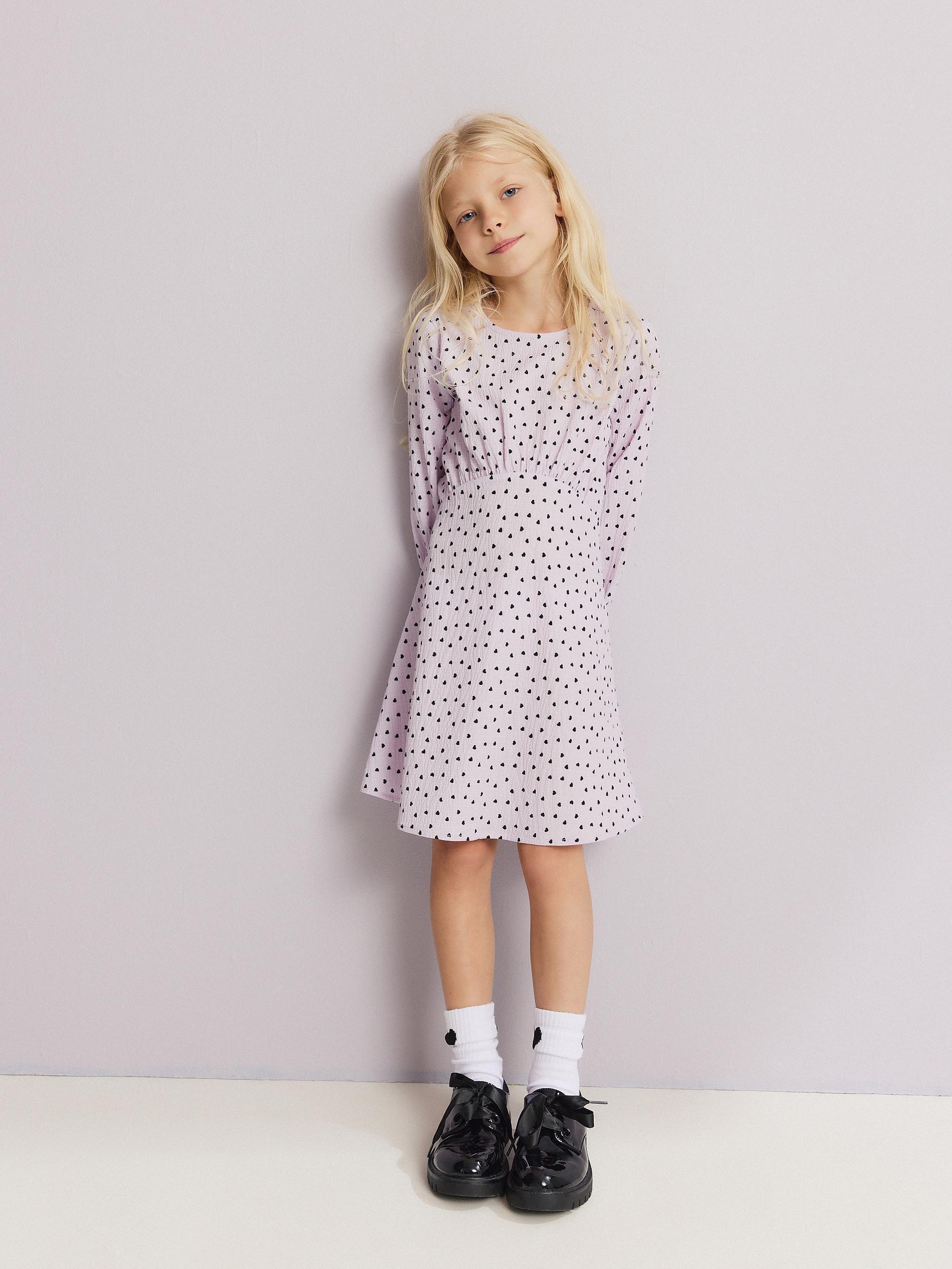 Multicolour Dress With Hearts, , large image number 0