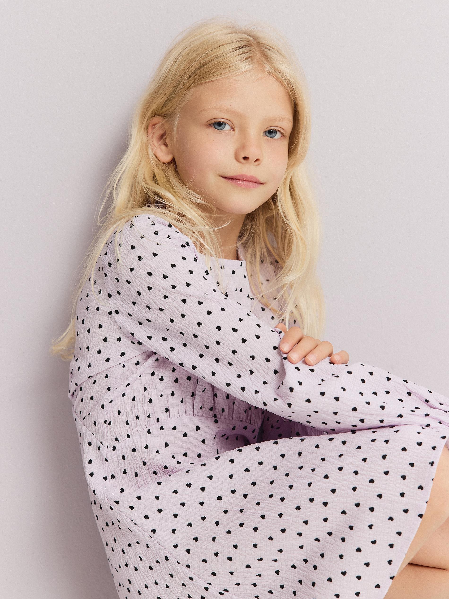 Multicolour Dress With Hearts, , large image number 2