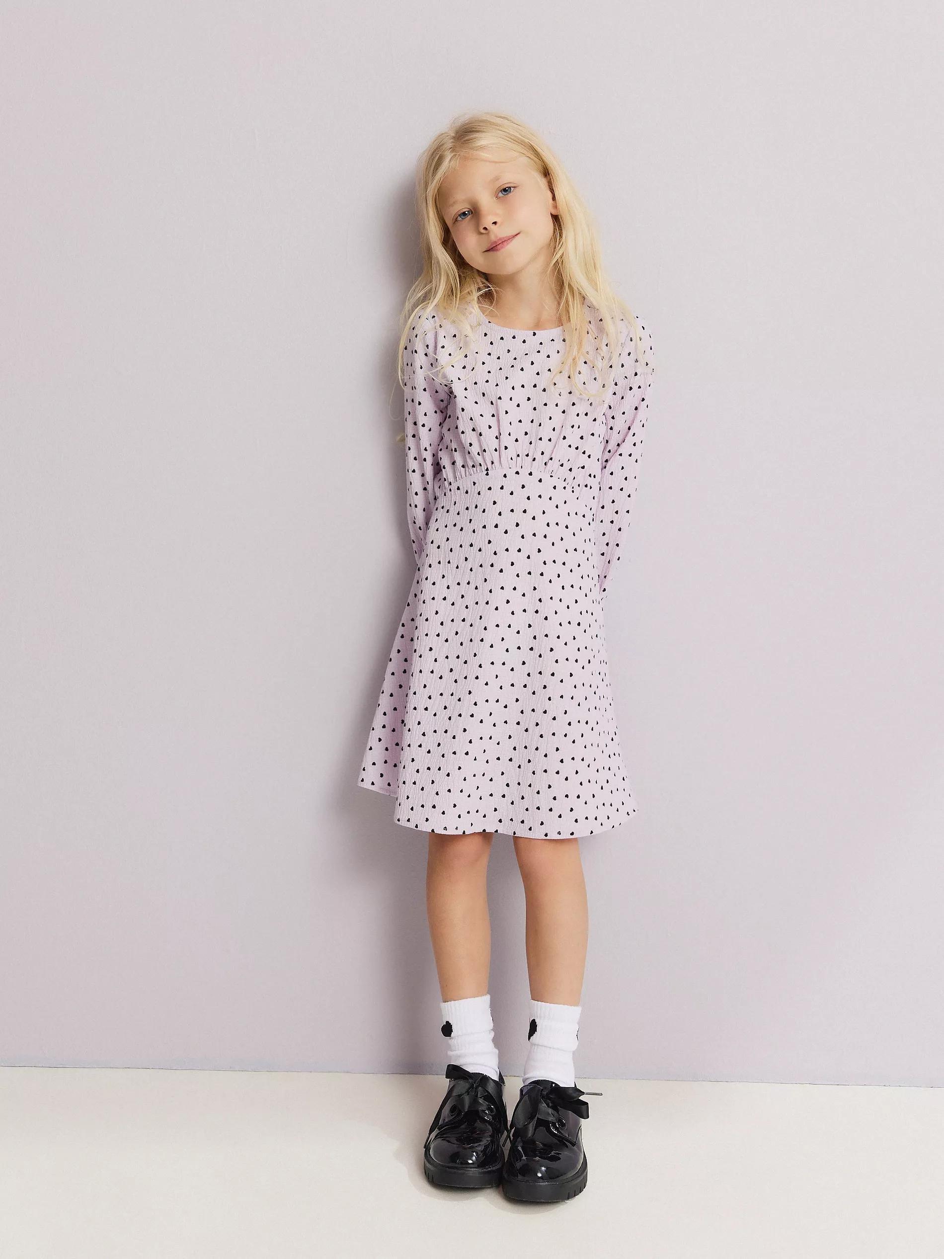 Multicolour Dress With Hearts, , large image number 4