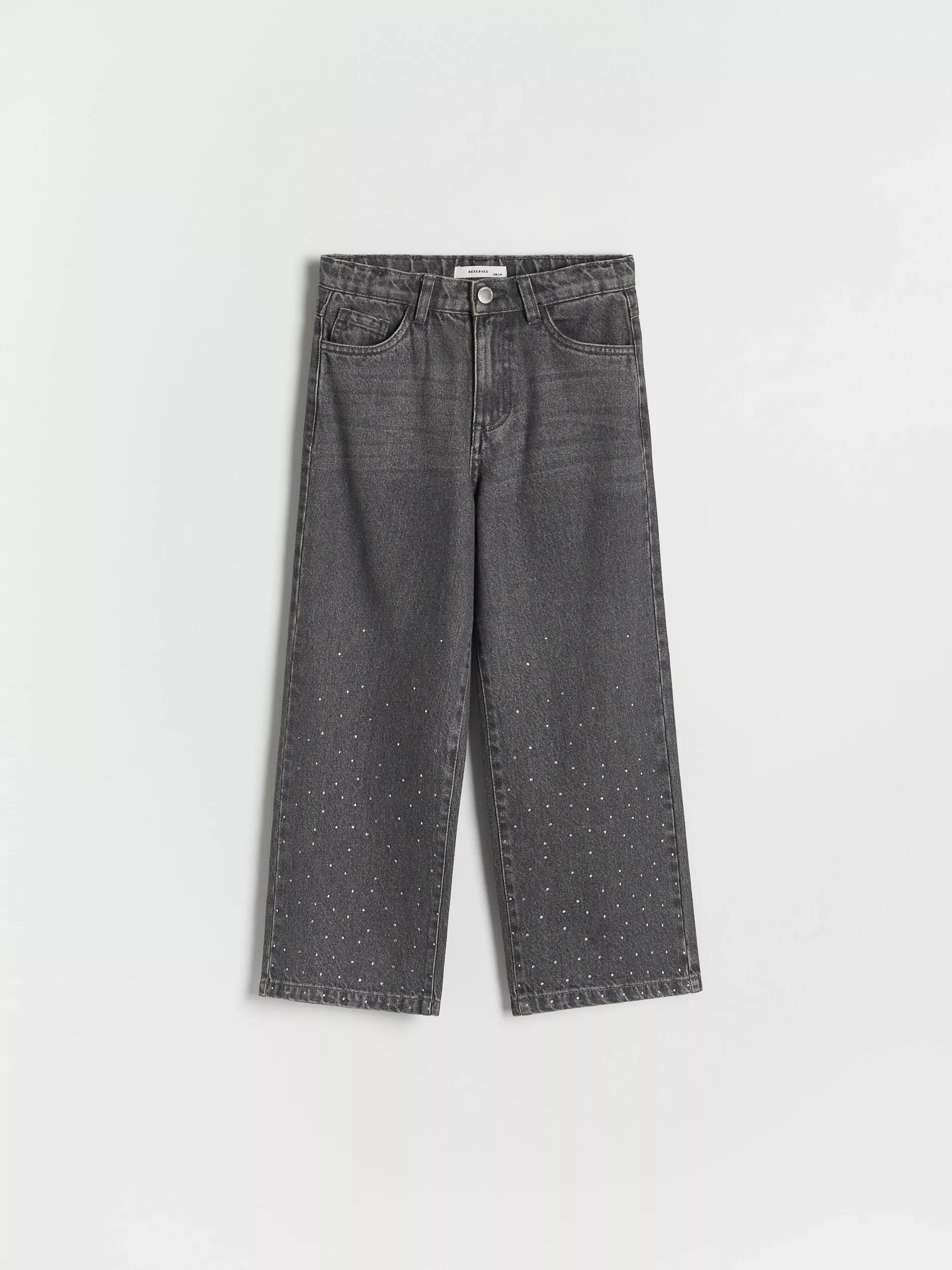 Grey Wide Leg Trousers, Kids Girls, , large image number 2
