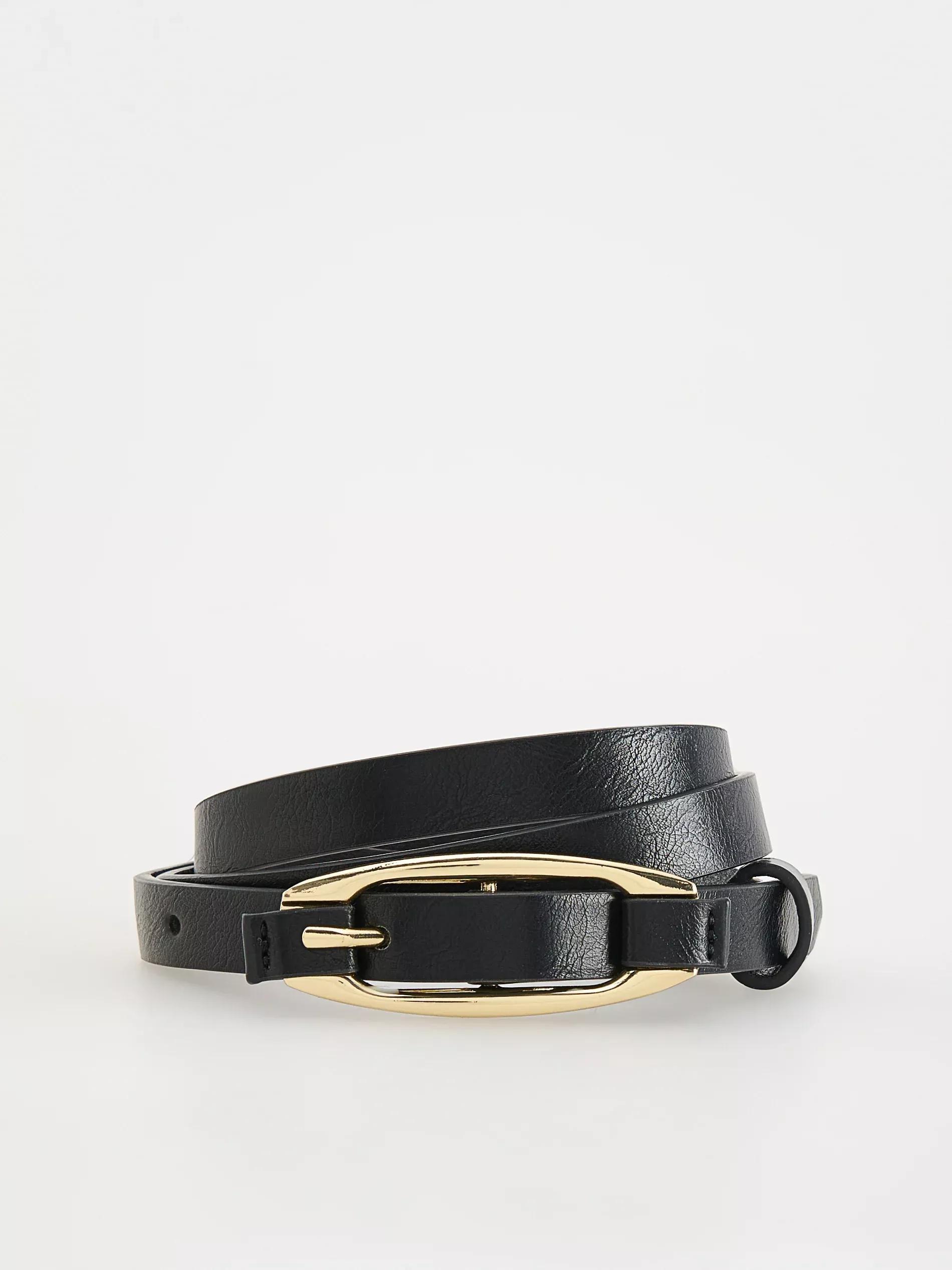 Black Unisex Belt, , large image number 0