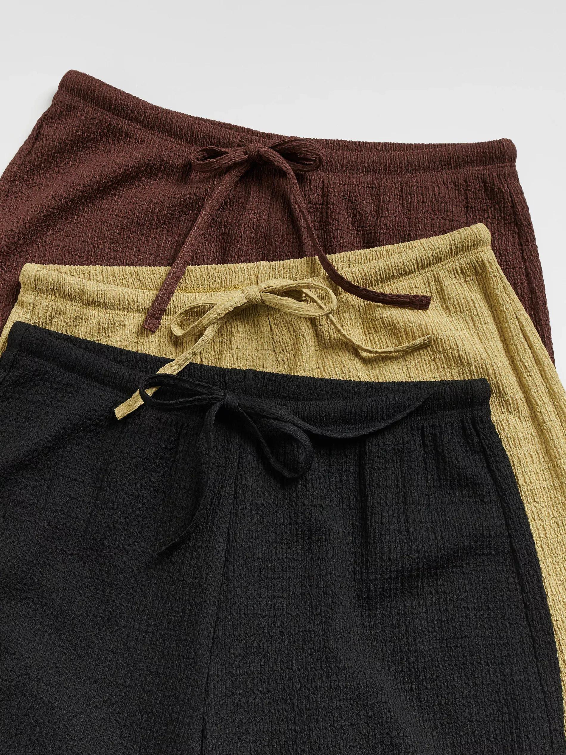 LIGHT OLIVE Structural fabric trousers, , large image number 4