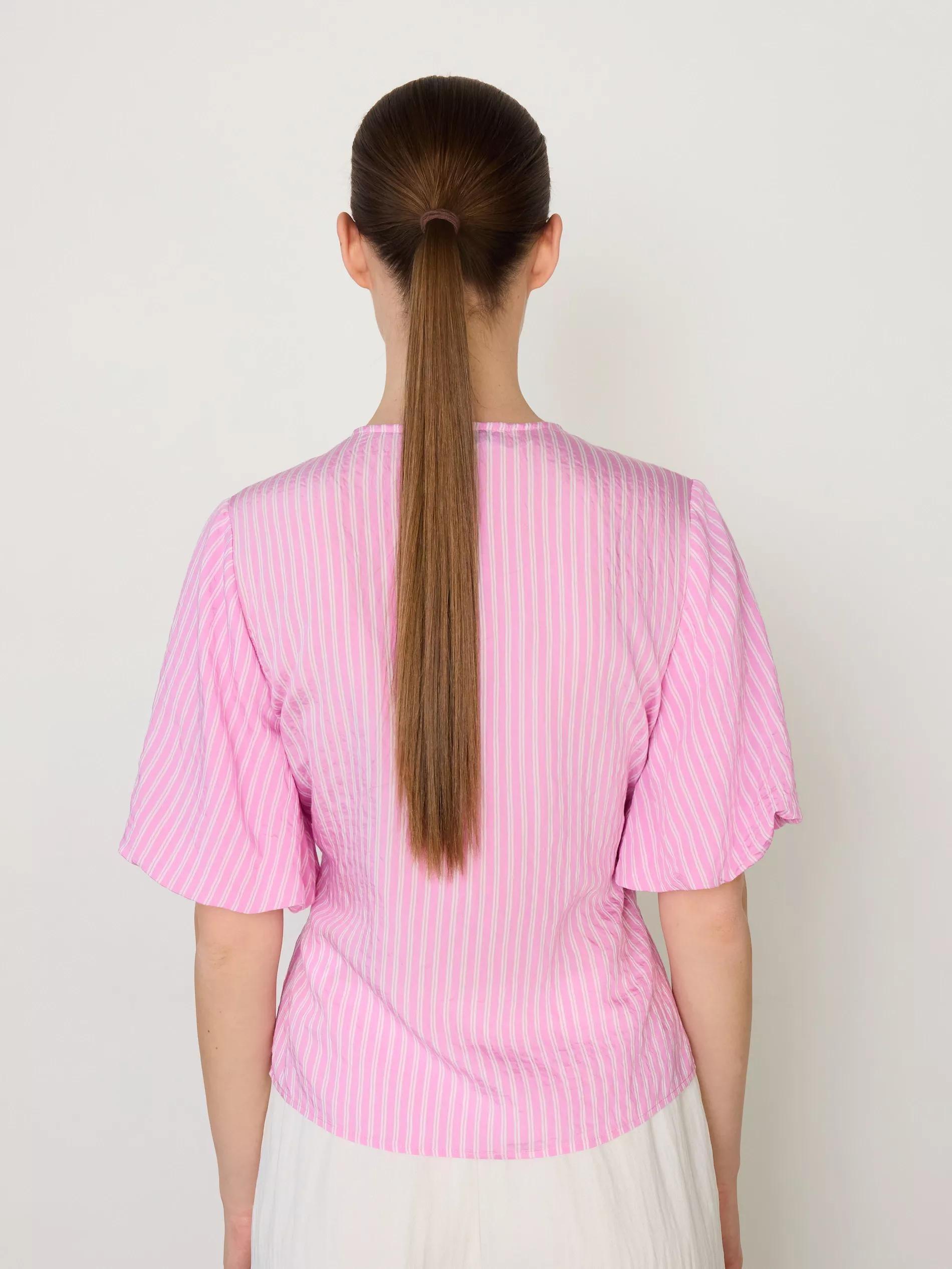 Pink Striped Top, Pink, large image number 2