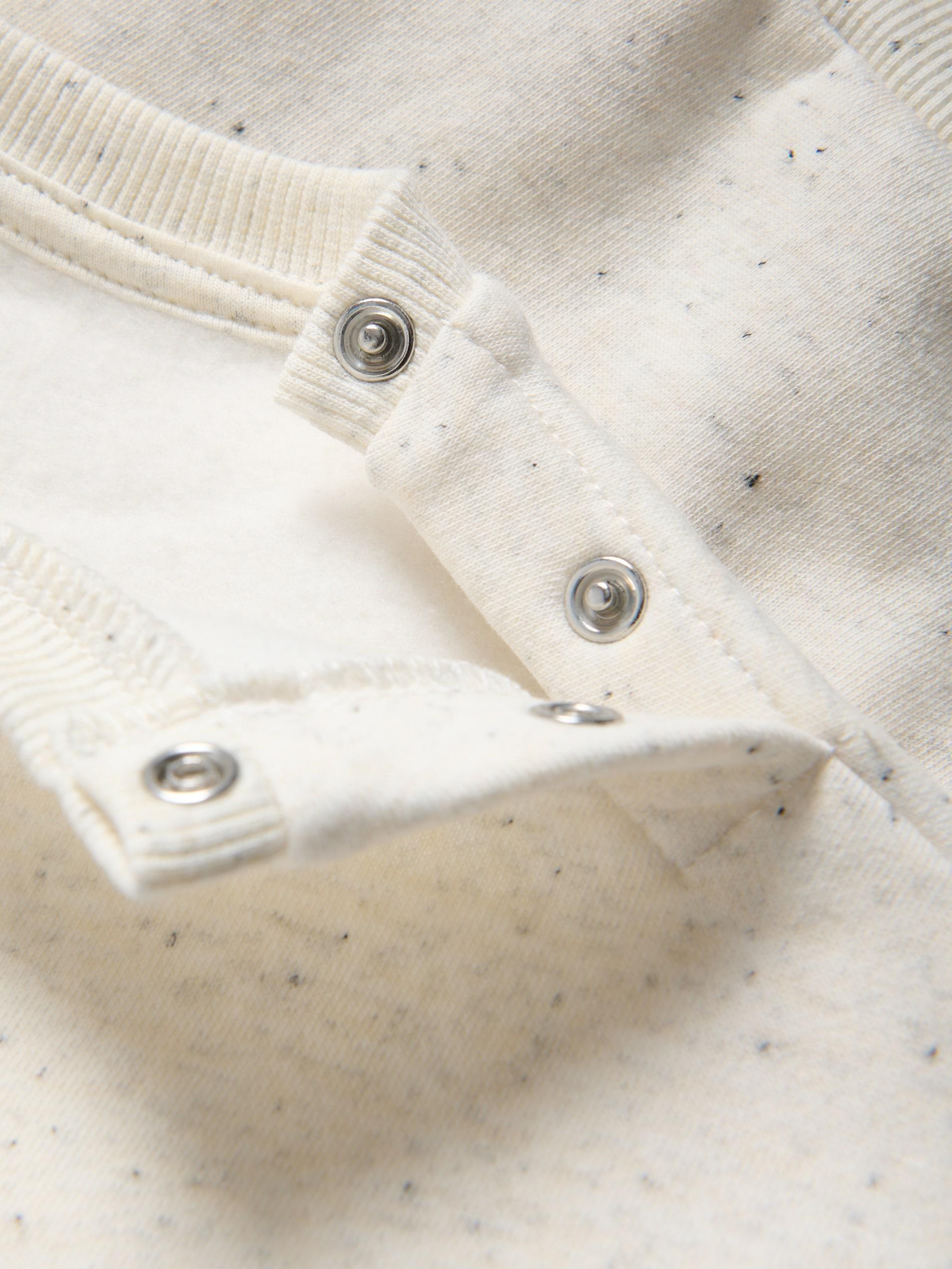 Cream Sweatshirt With Christmas Appliqu&eacute;, Ivory, large image number 8