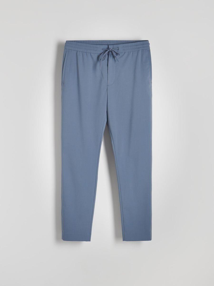 Blue Joggers With Tie Up Waist, , large image number 0