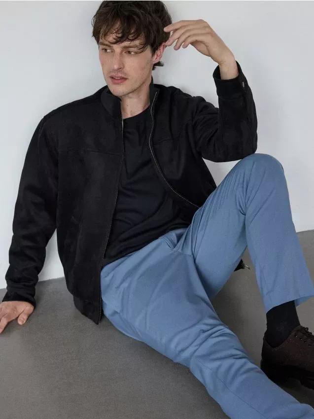Blue Joggers With Tie Up Waist, , large image number 1