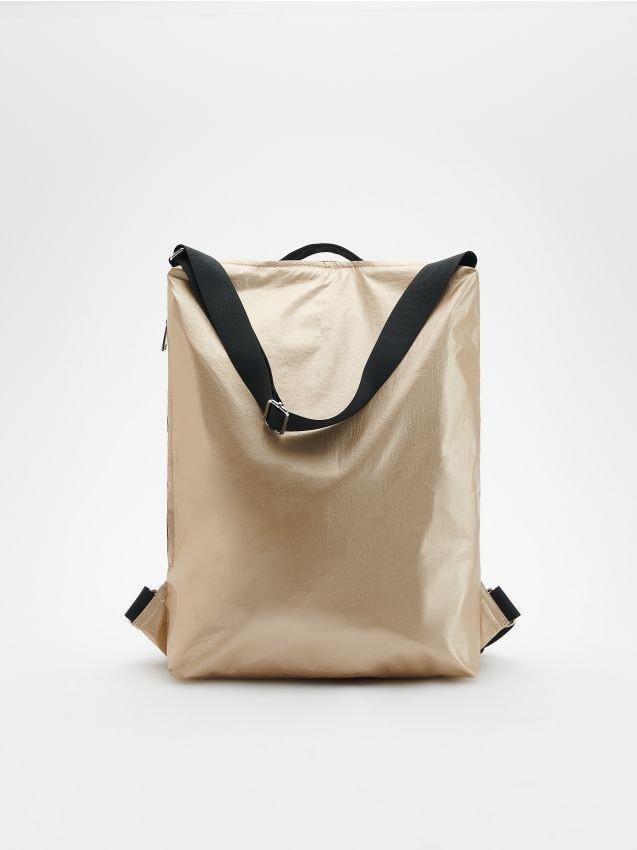 Golden With Handle Backpack, , large image number 0