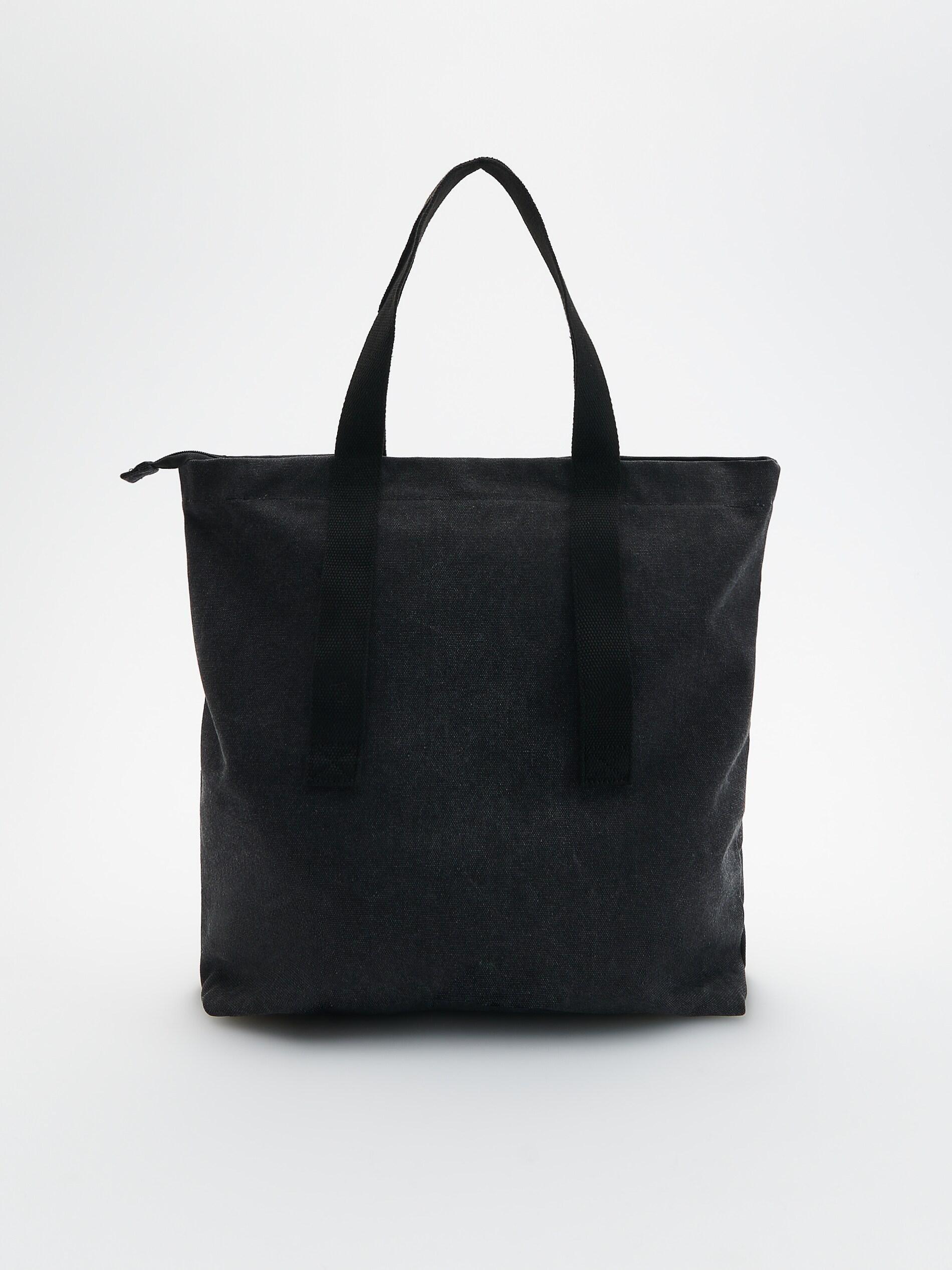 Black Shopper Bag, , large image number 0