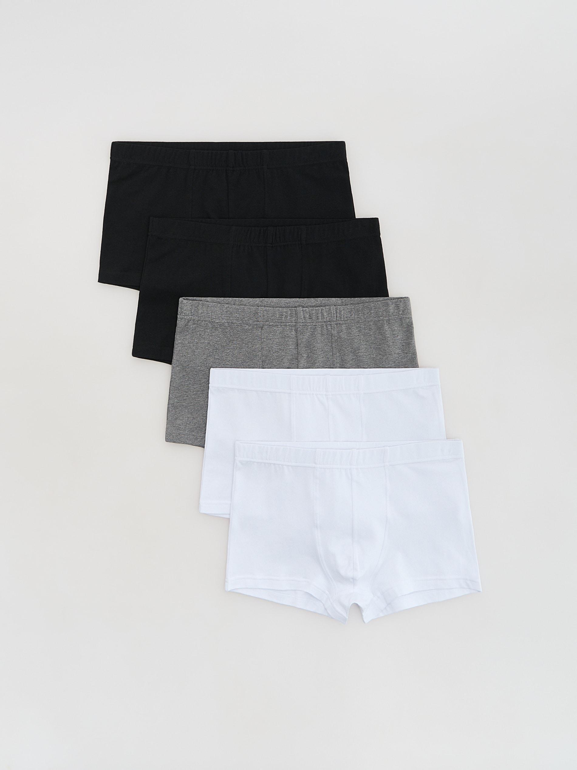 White Classic Boxers 5 Pack, White, medium