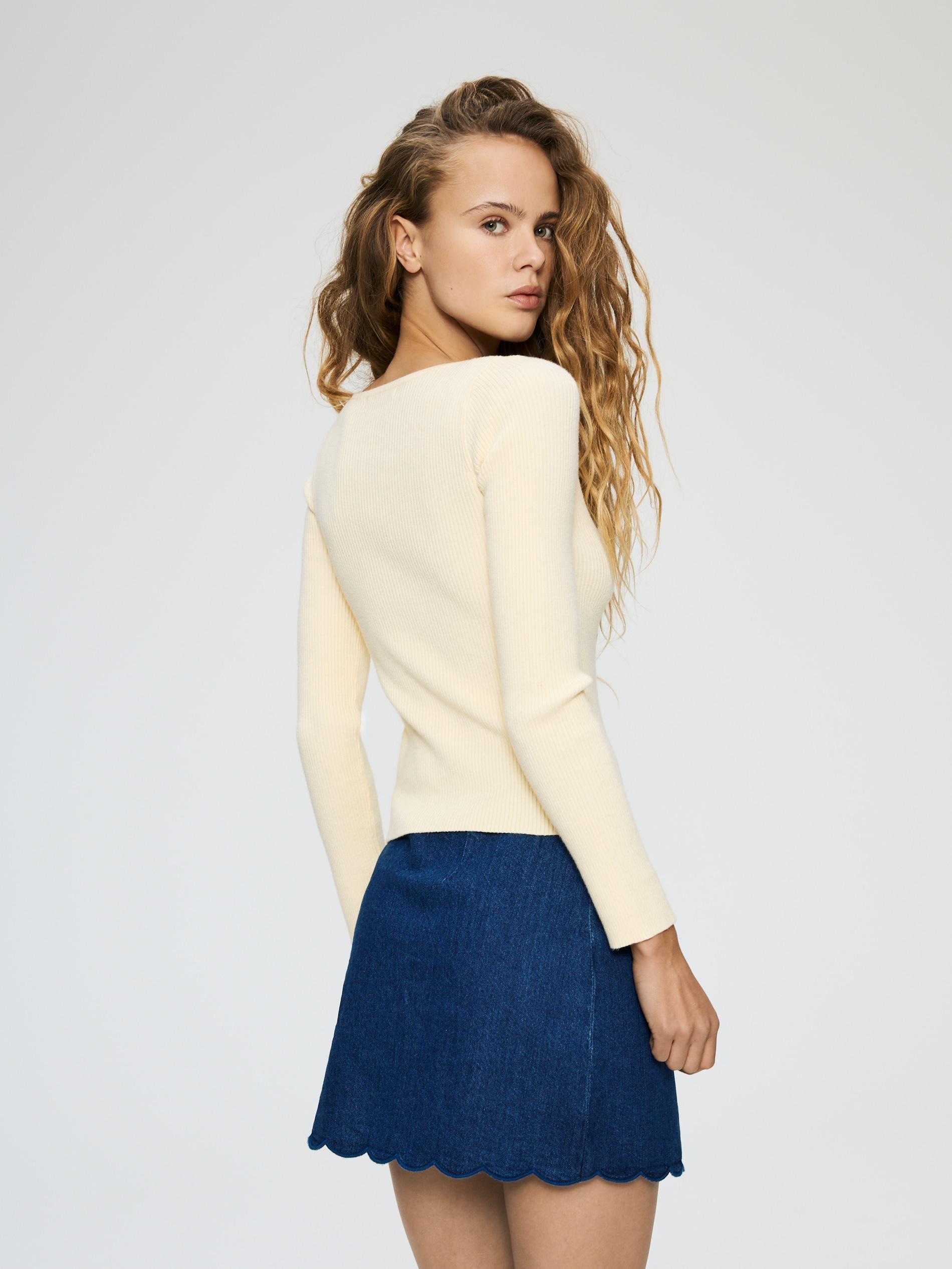 Yellow Viscose Blend Cardigan, Yellow, large image number 0