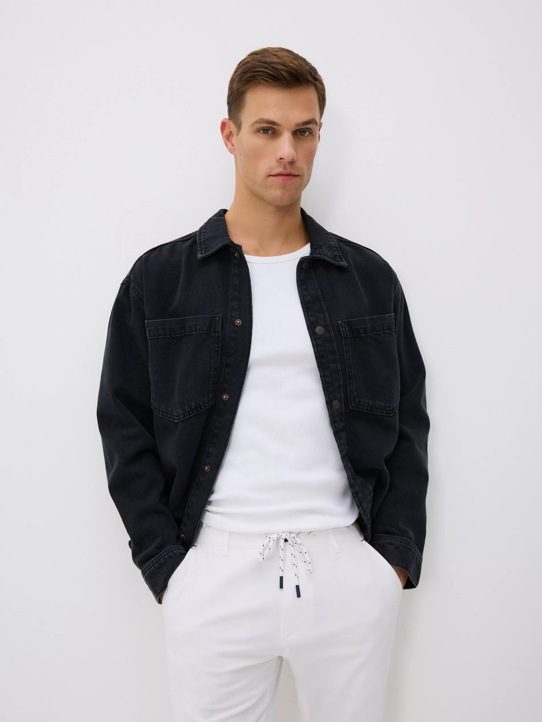WHITE Chino slim cotton rich trousers, , large image number 3