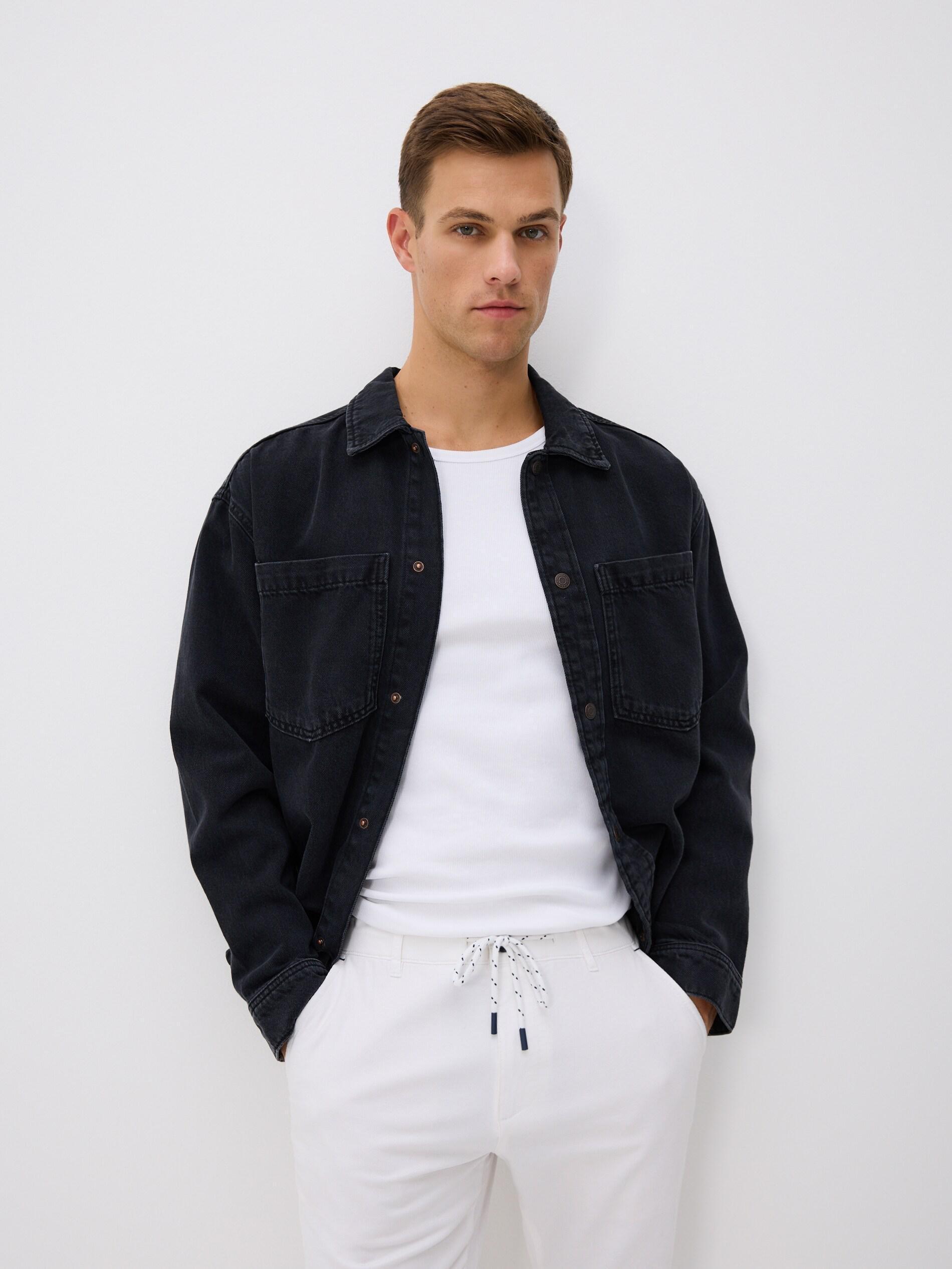 WHITE Chino slim cotton rich trousers, White, large image number 1