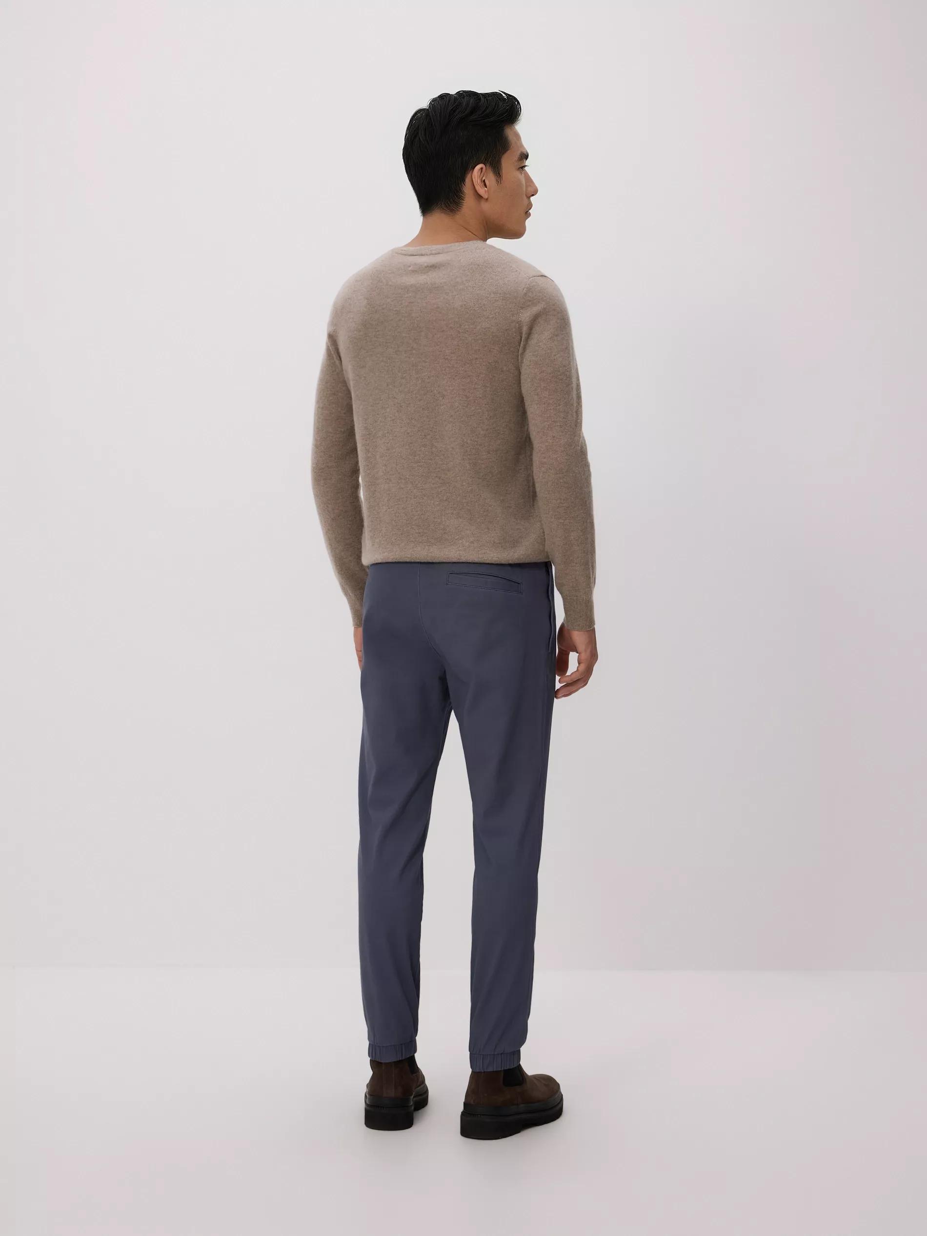 بنطال جوغر قطن كحلي, Blue, medium