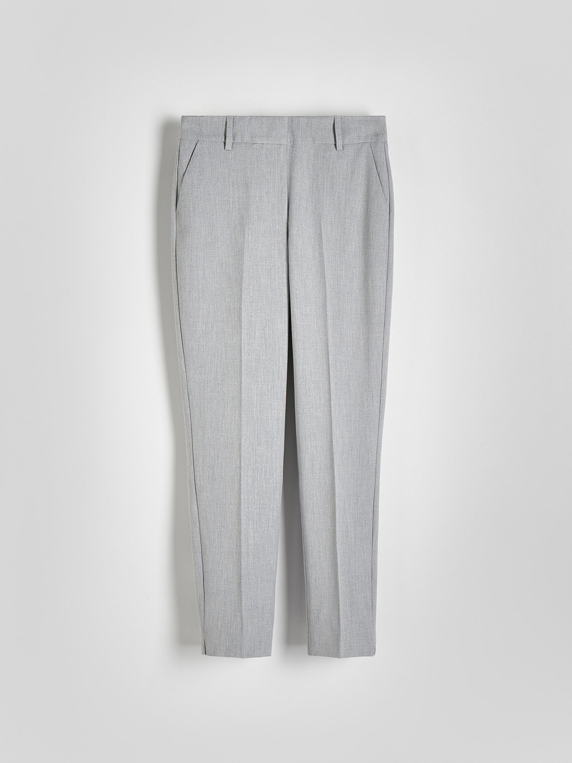 Grey Cigarette Trousers, , large image number 2