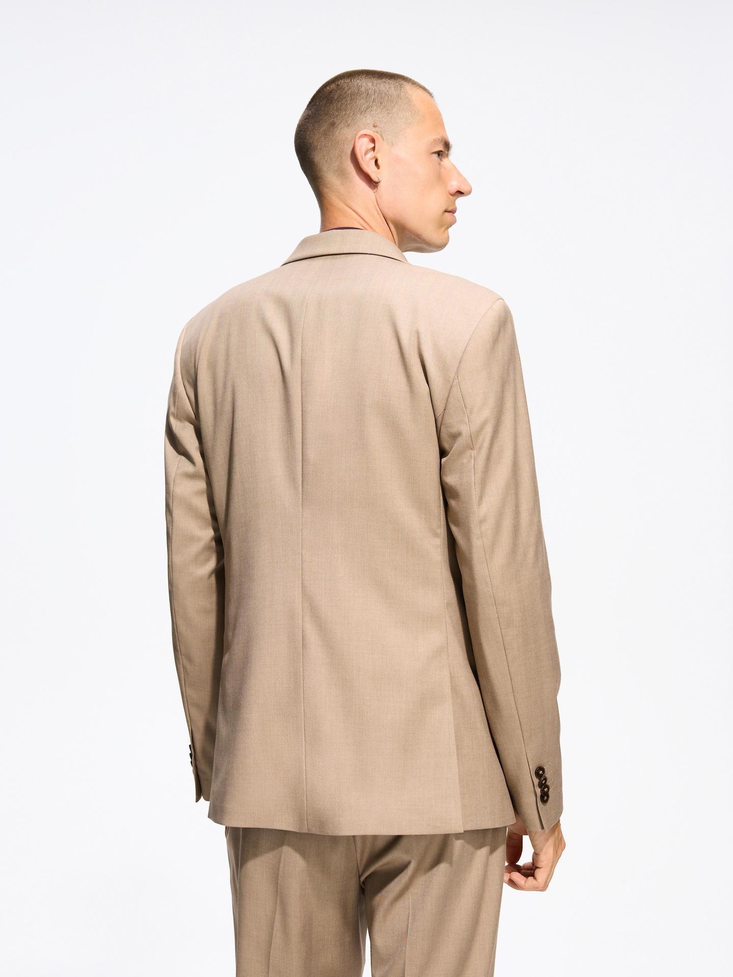 Brown Slim Fit Blazer With Viscose, 7401_84P, large image number 8