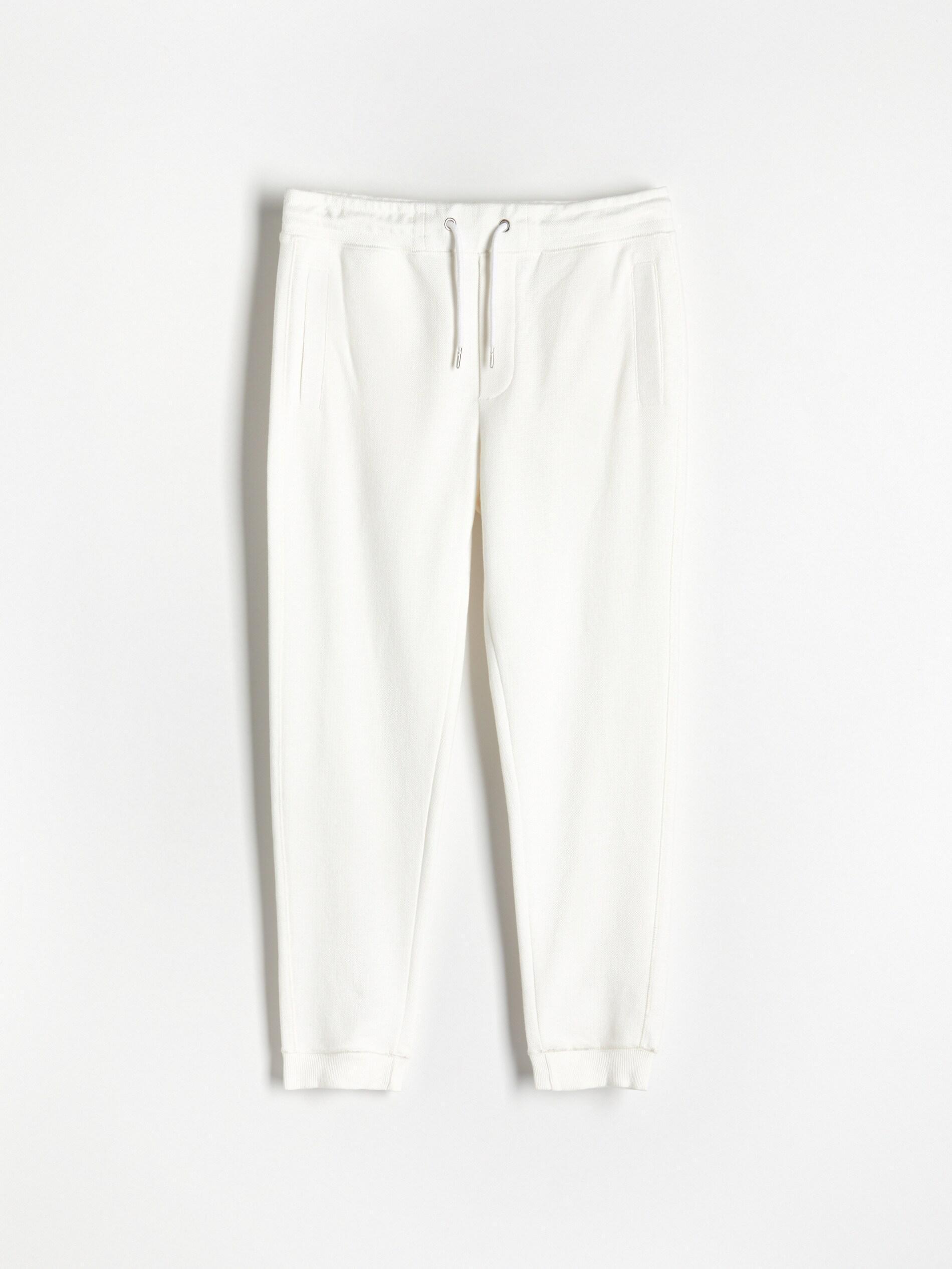 White Slim sweatpants, , large image number 3