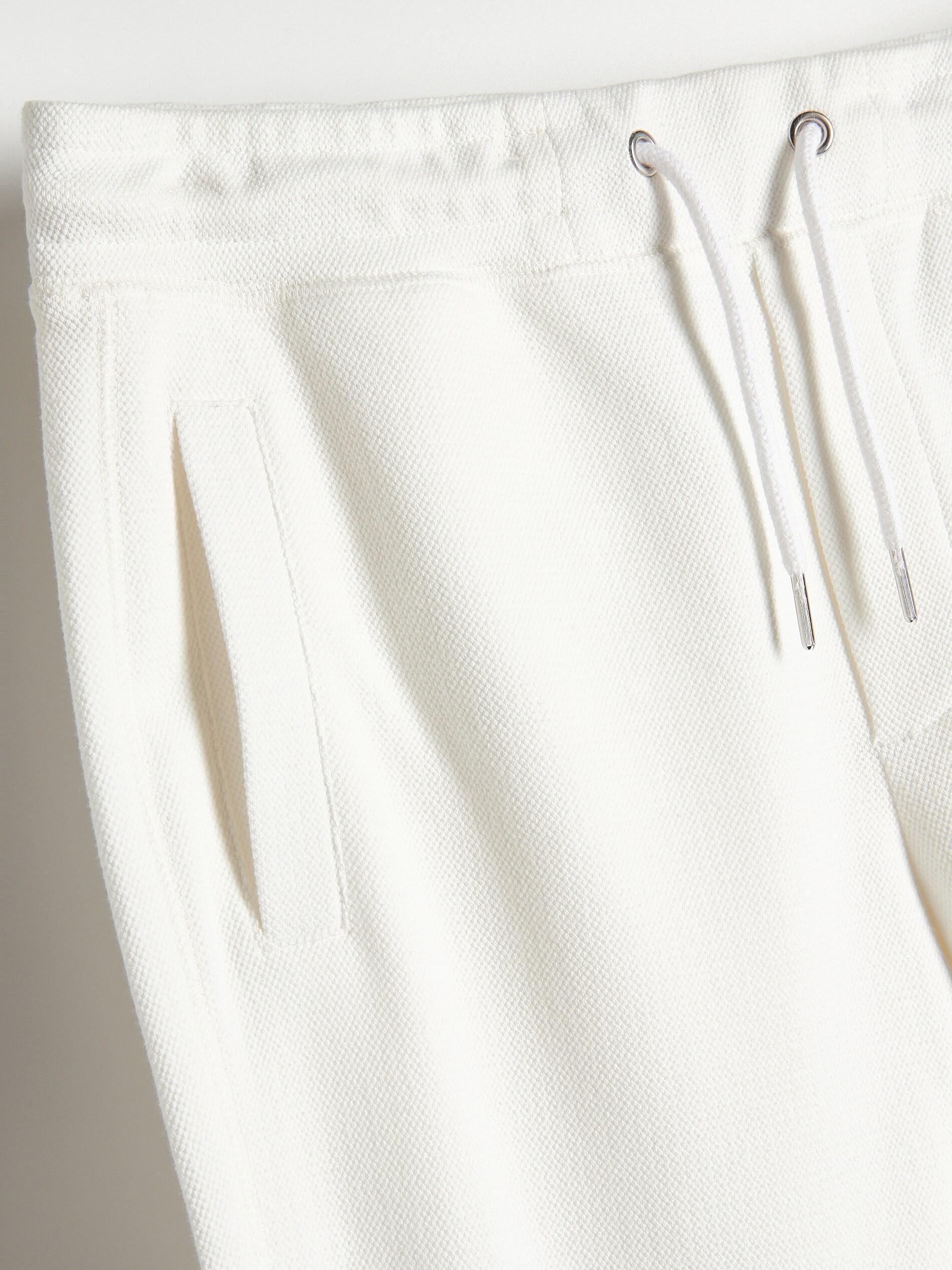 White Slim sweatpants, , large image number 4