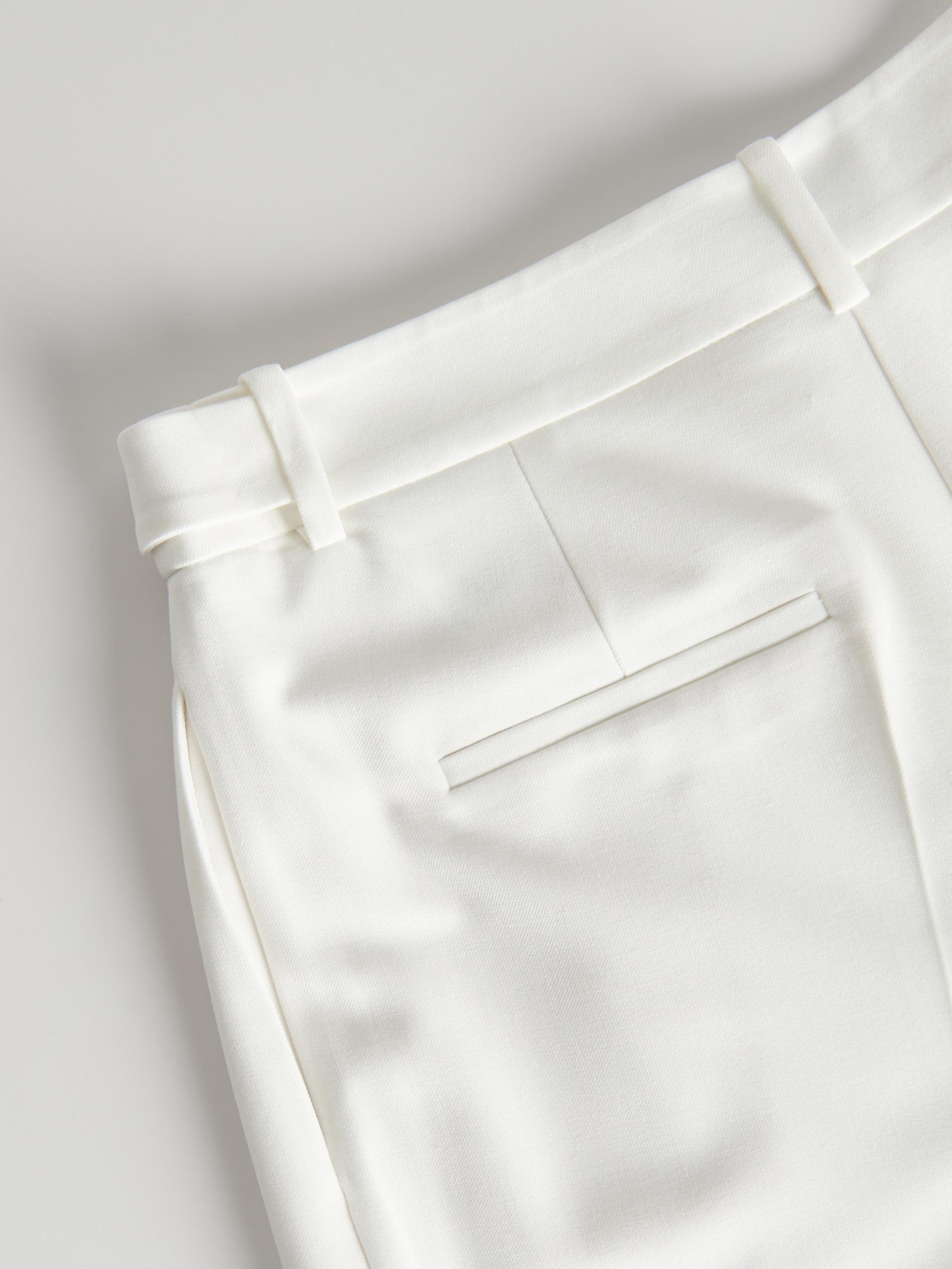 White Cigarette Trousers, , large image number 5
