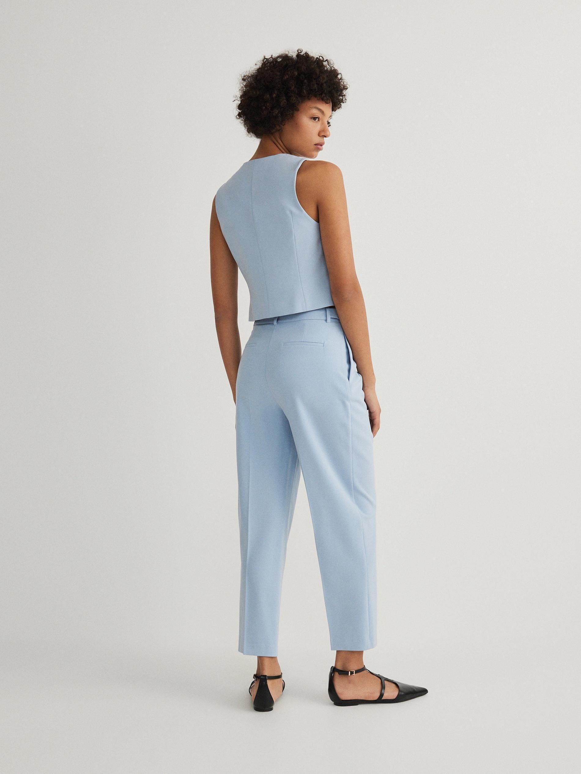 Blue Cigarette Trousers, , large image number 3
