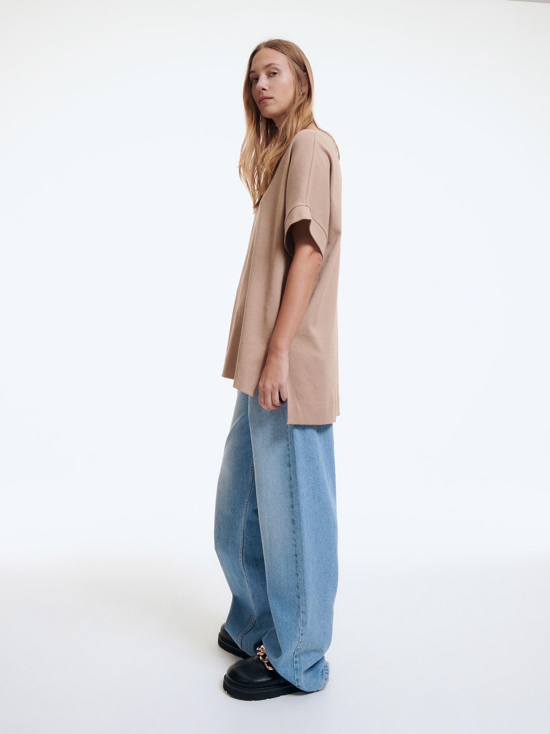Beige T-shirt, , large image number 2