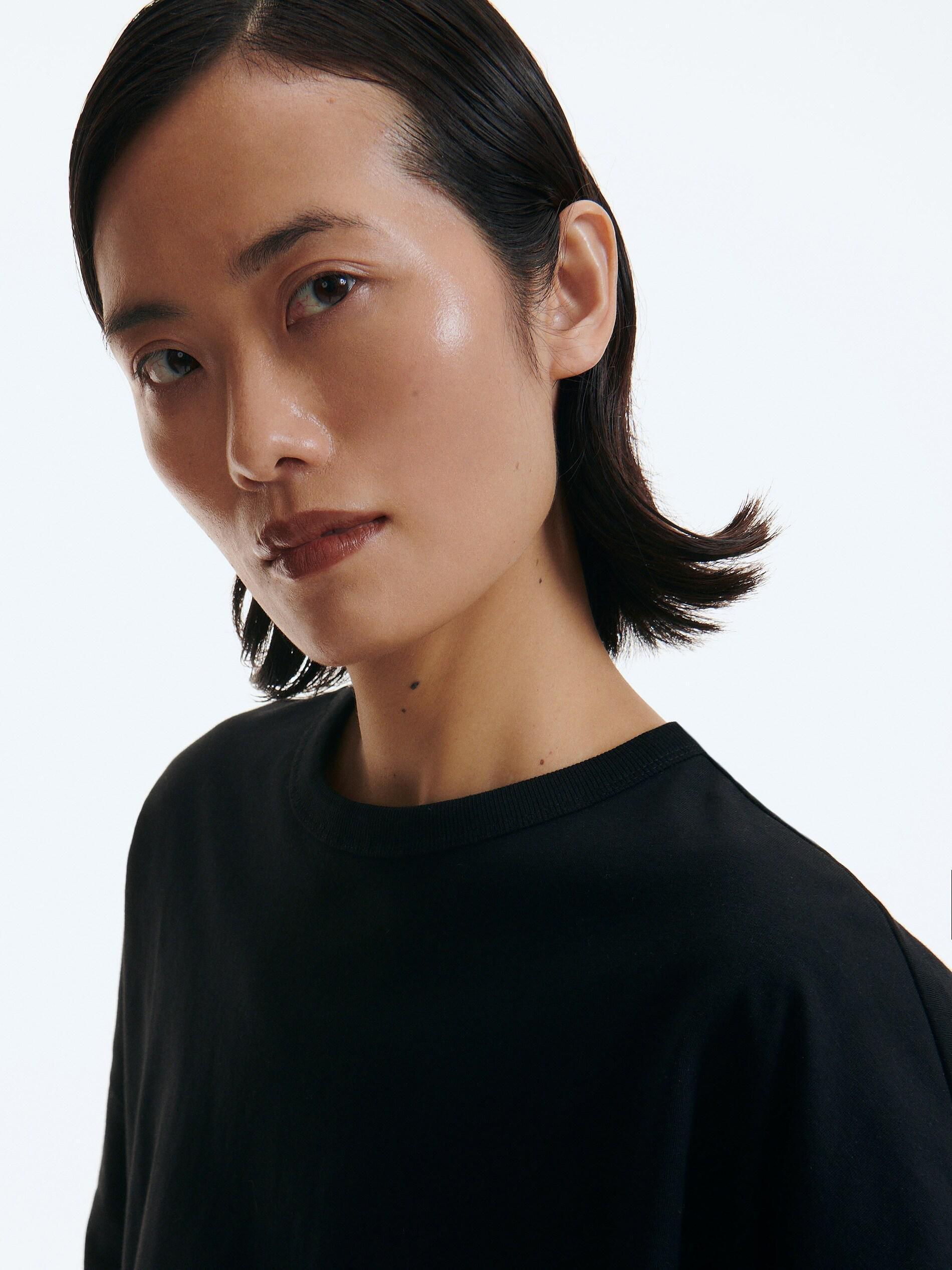 Black Oversized T-shirt, , large image number 2