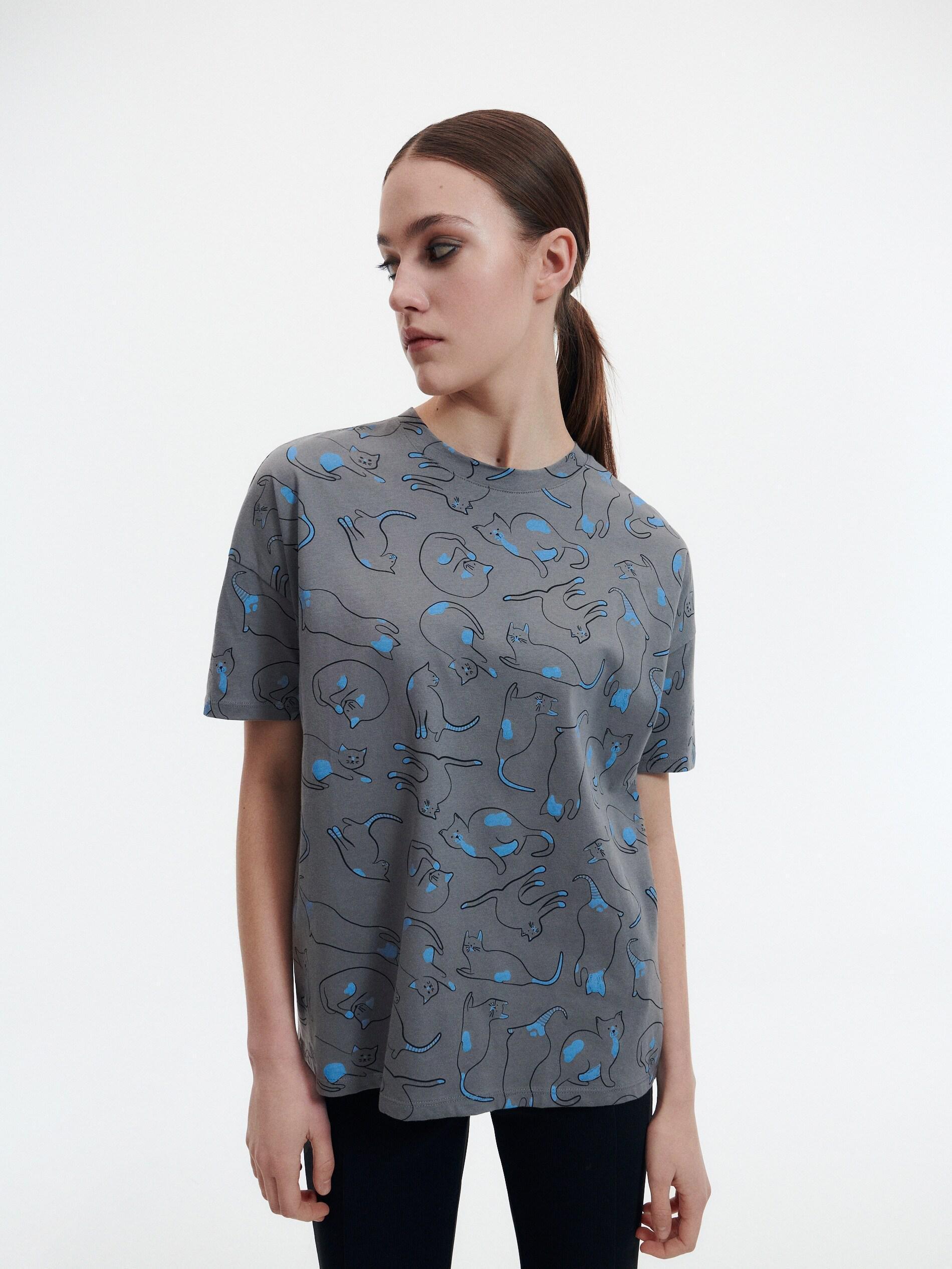 Grey Regular Fit T-Shirt, , large image number 1