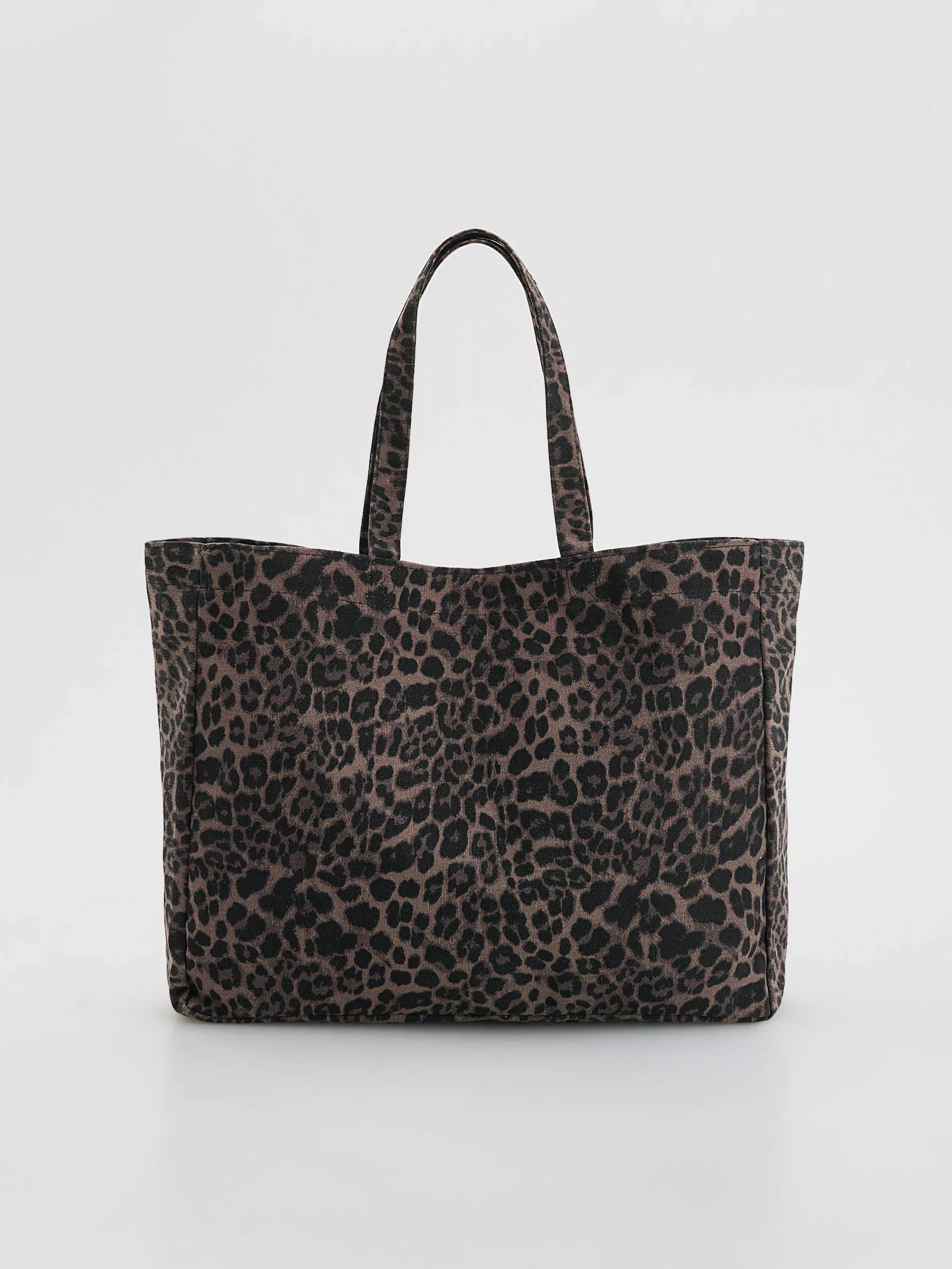 Multicolour Canvas Shopper Bag, Multicolor, large image number 0