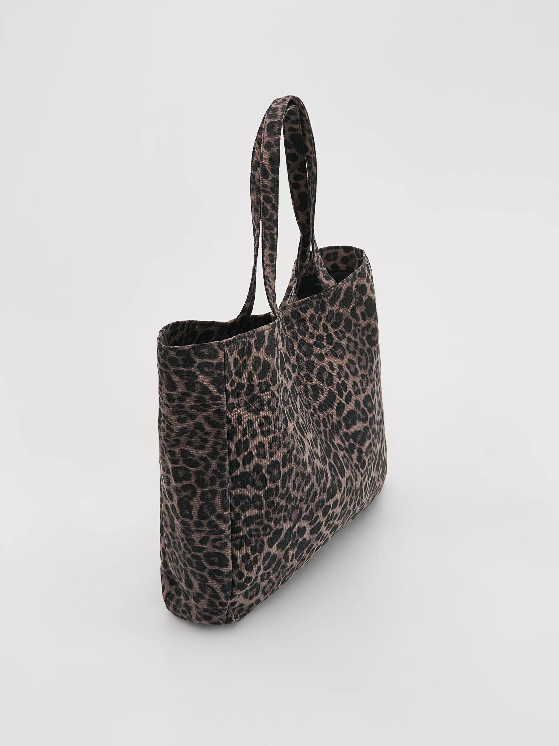 Multicolour Canvas Shopper Bag, Multicolor, large image number 1