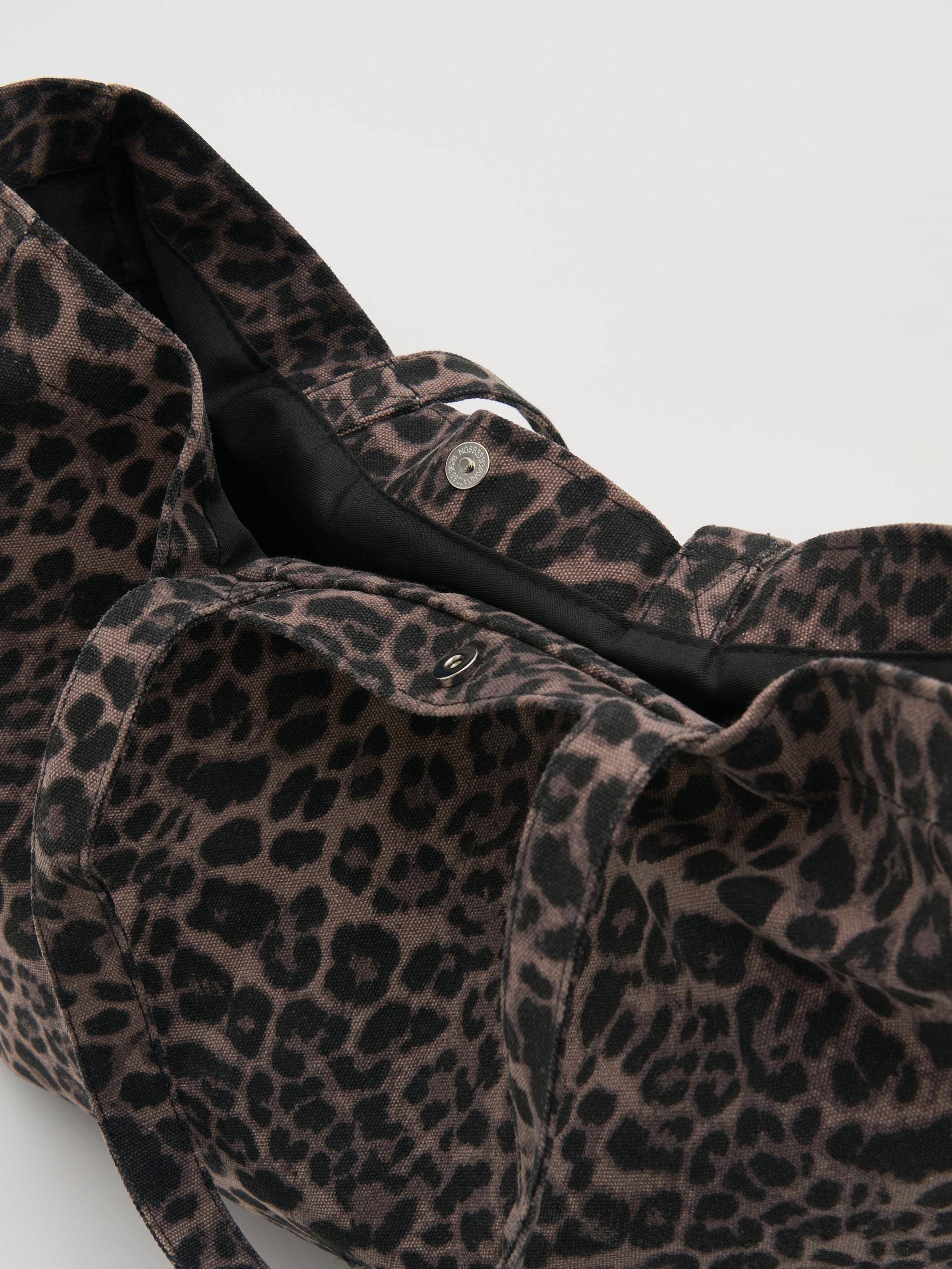 Multicolour Canvas Shopper Bag, Multicolor, large image number 2