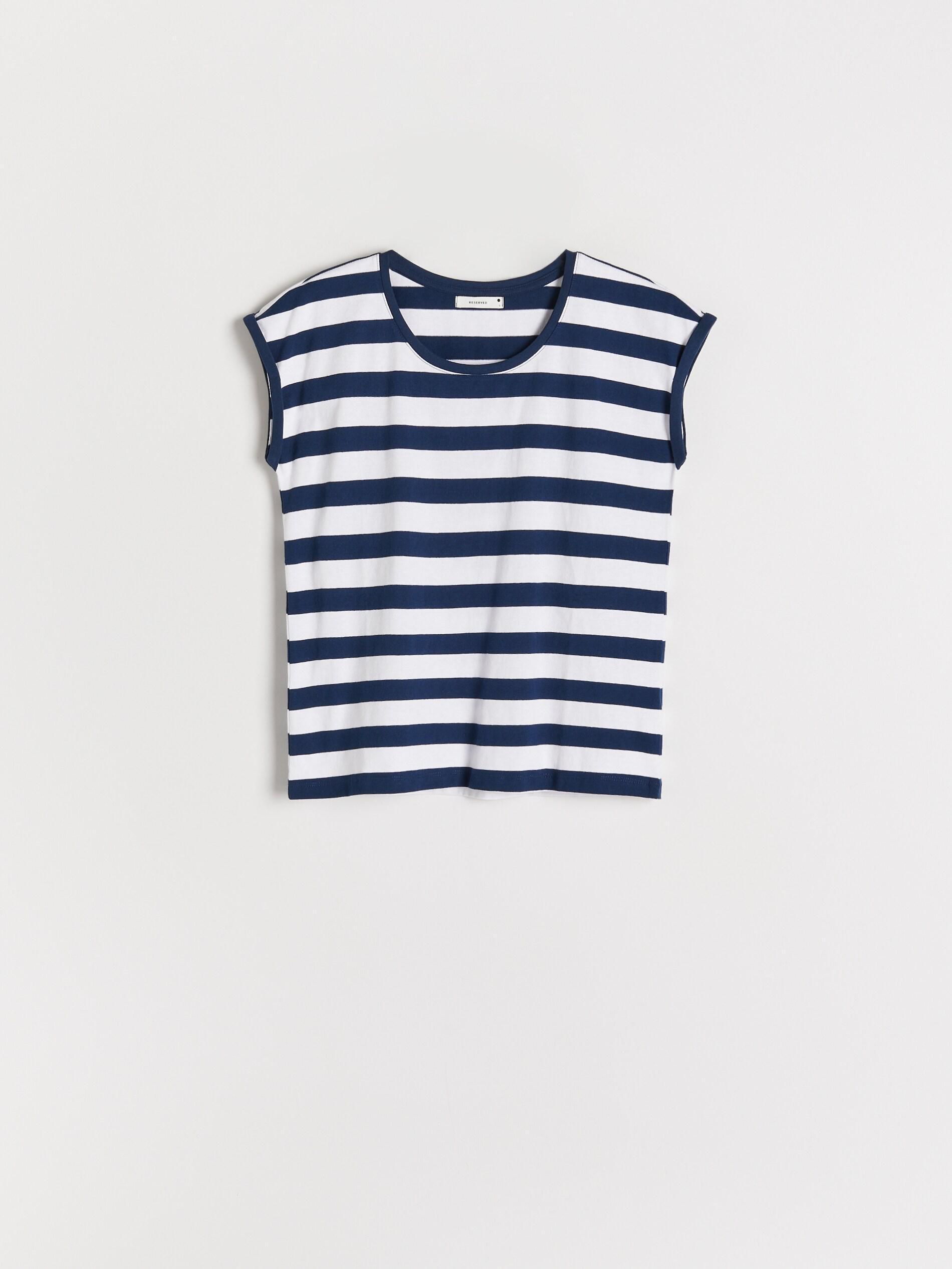 Navy Organic cotton T-shirt, , large image number 2