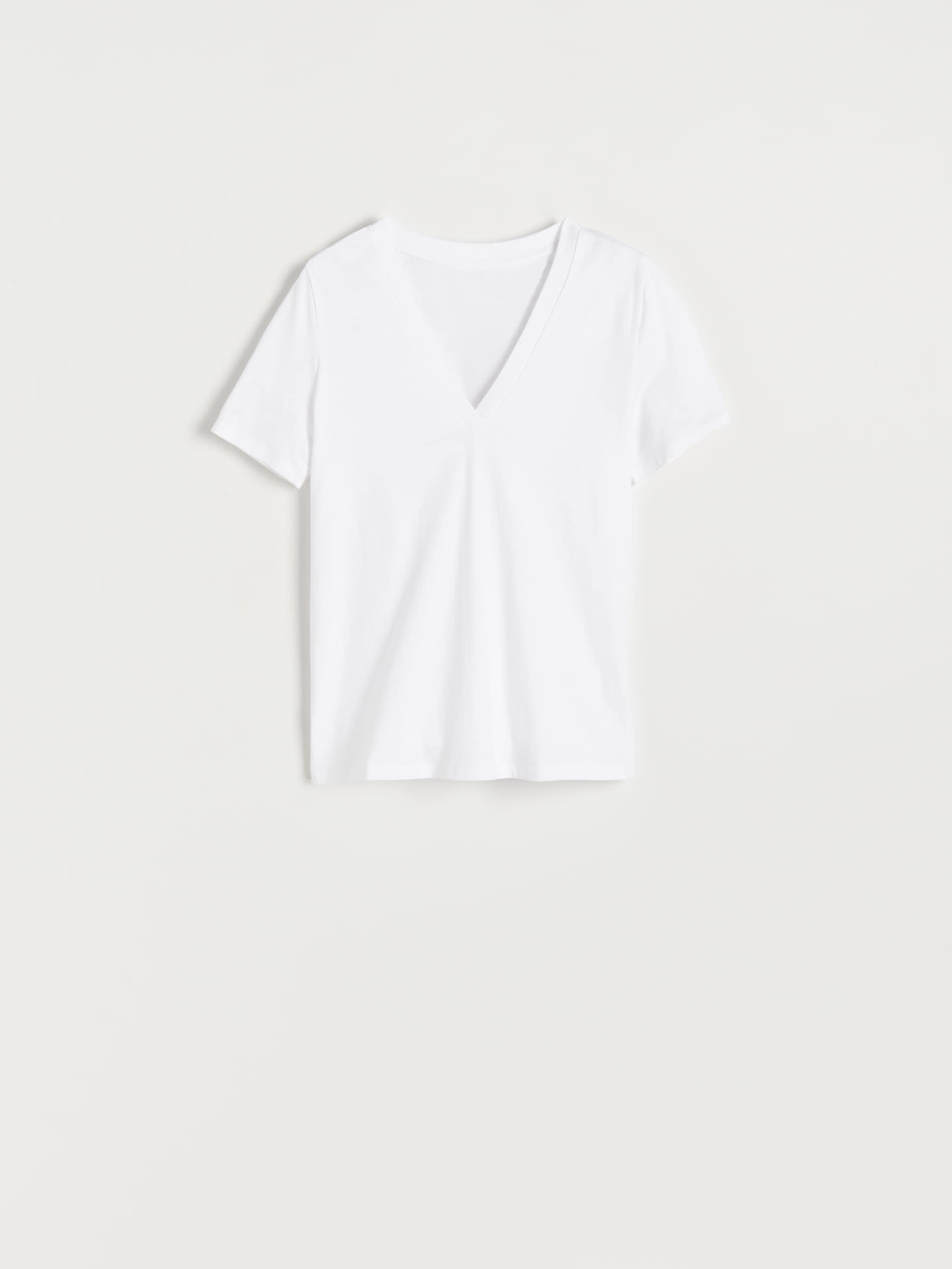 White Cotton T-Shirt, , large image number 0