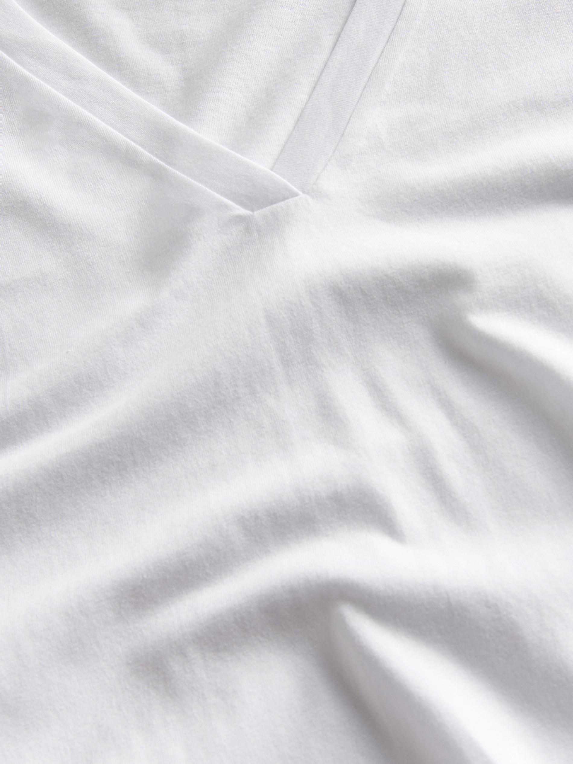 White Cotton T-Shirt, , large image number 1