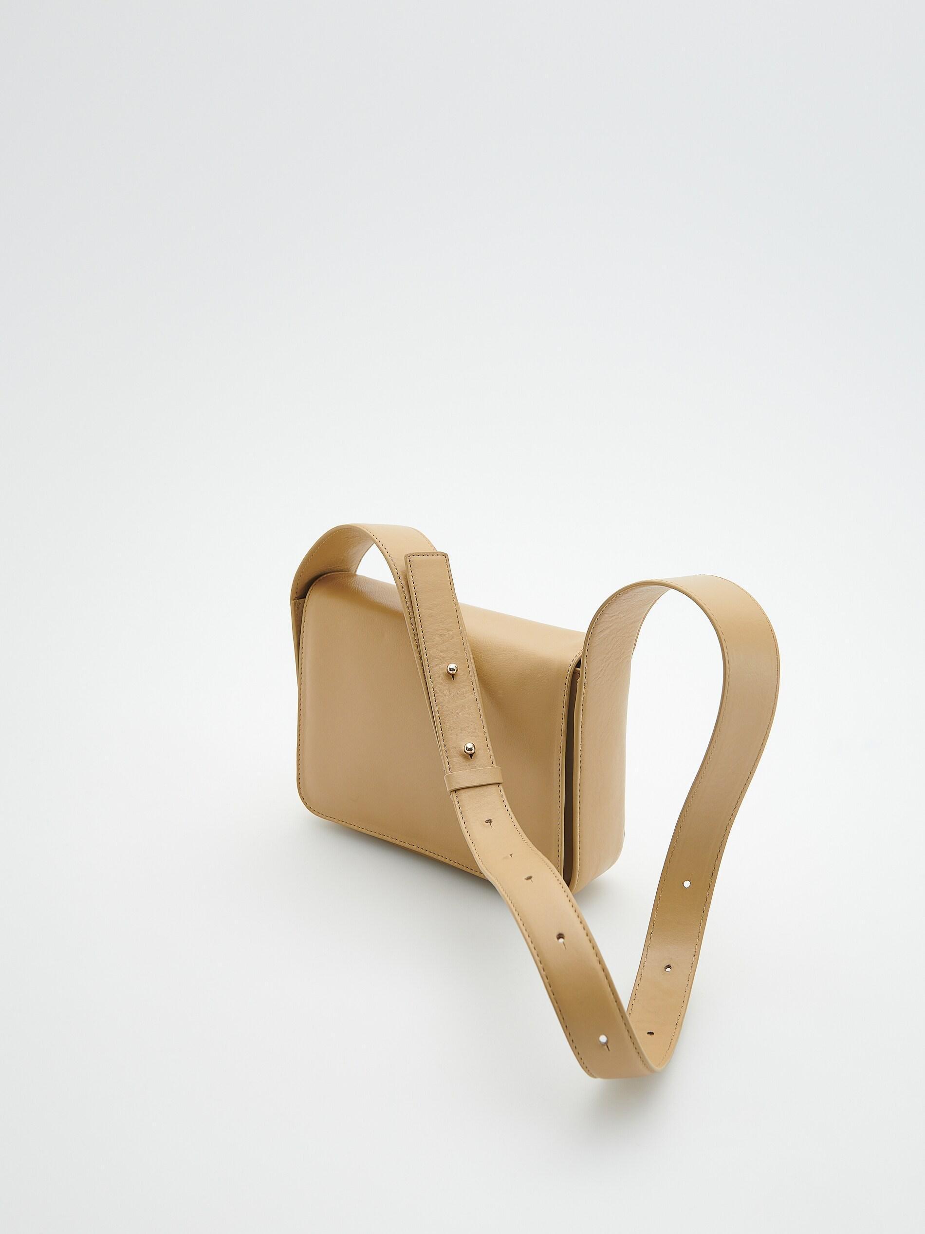 Brown Leather Bag, Brown, large image number 1