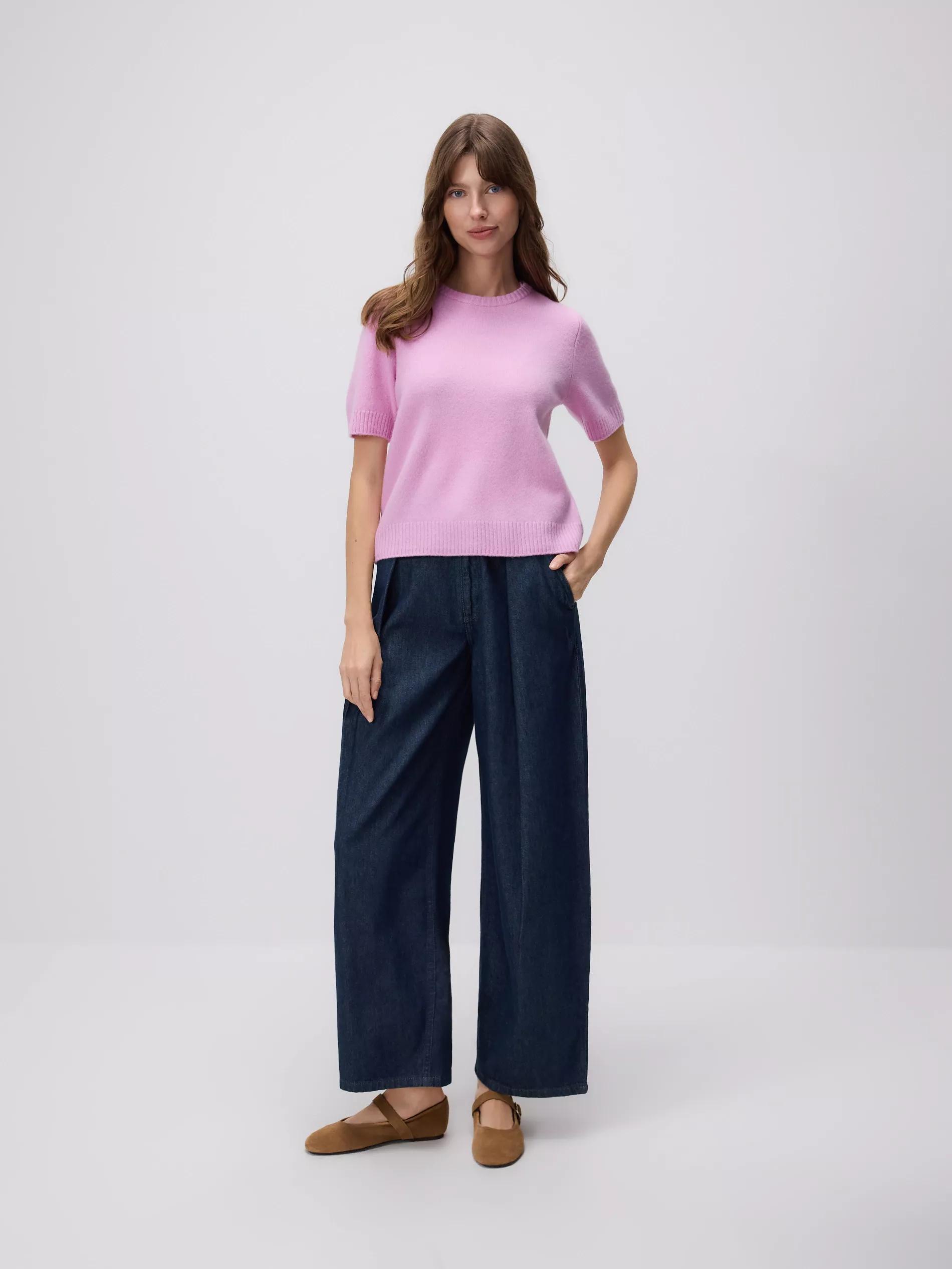 Pink Wool Jumper, Pink, large image number 4