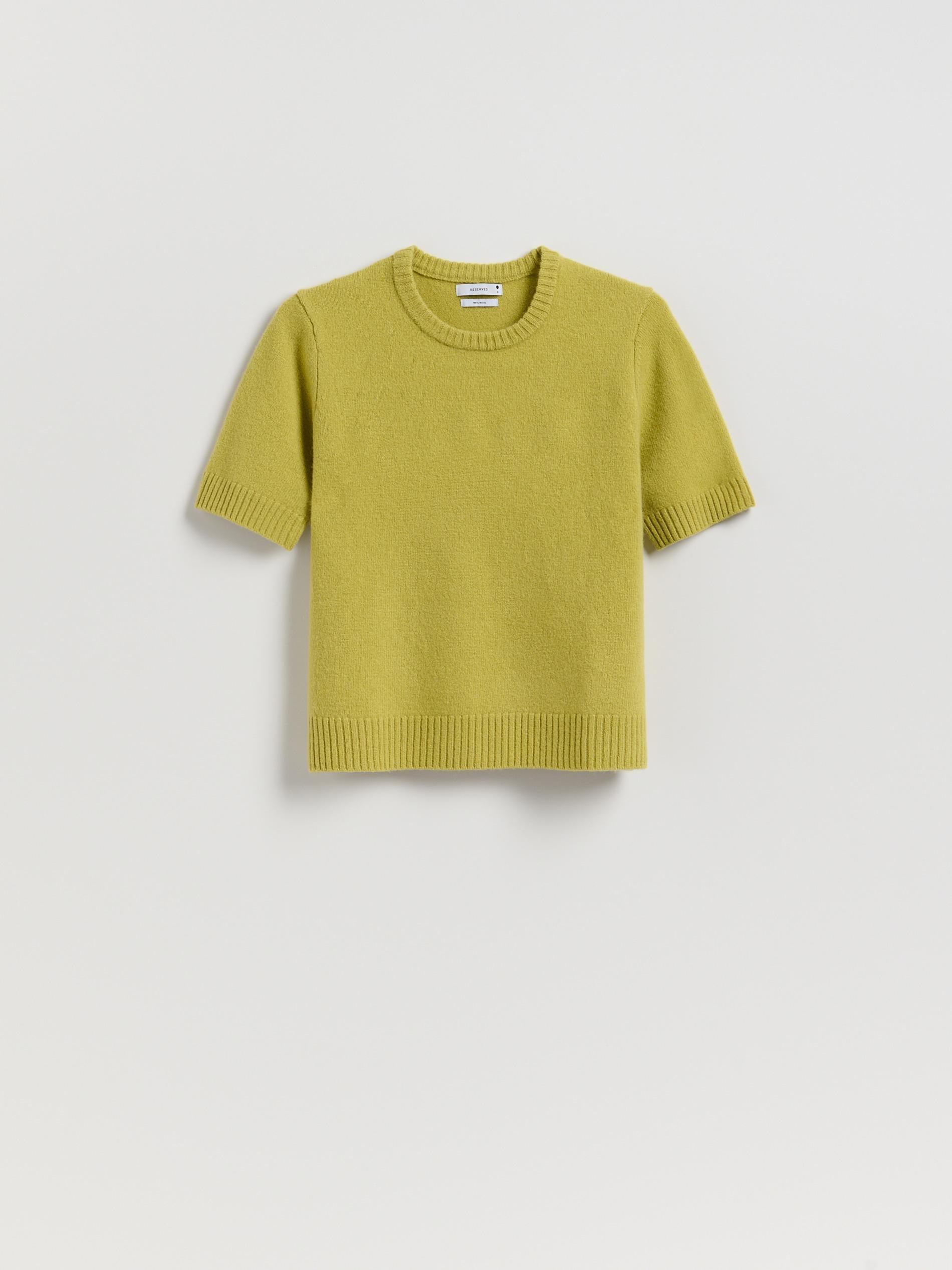 Yellow Green Wool Jumper, Green, large image number 4