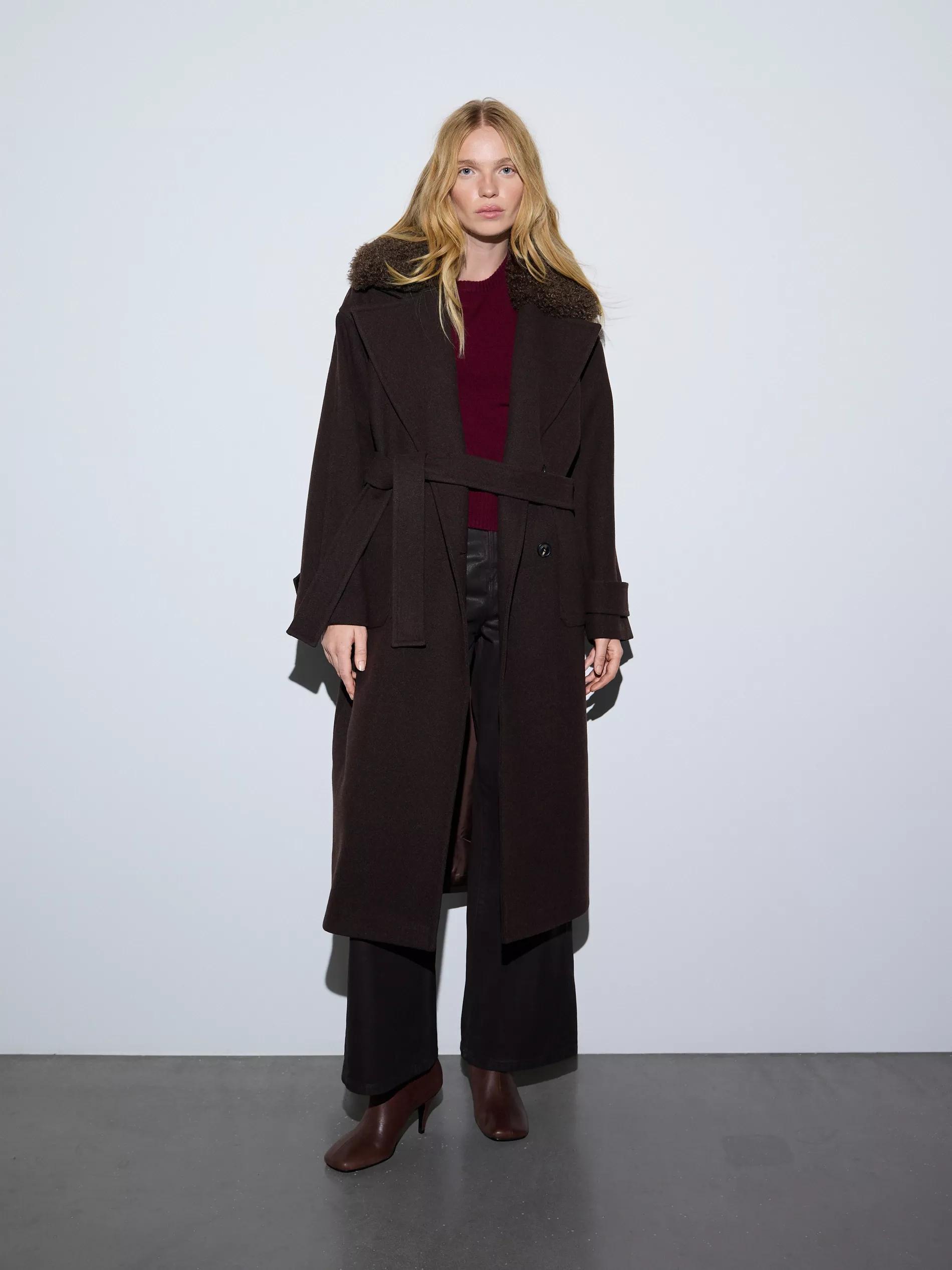 Maroon Wool Jumper, Burgundy, large image number 1