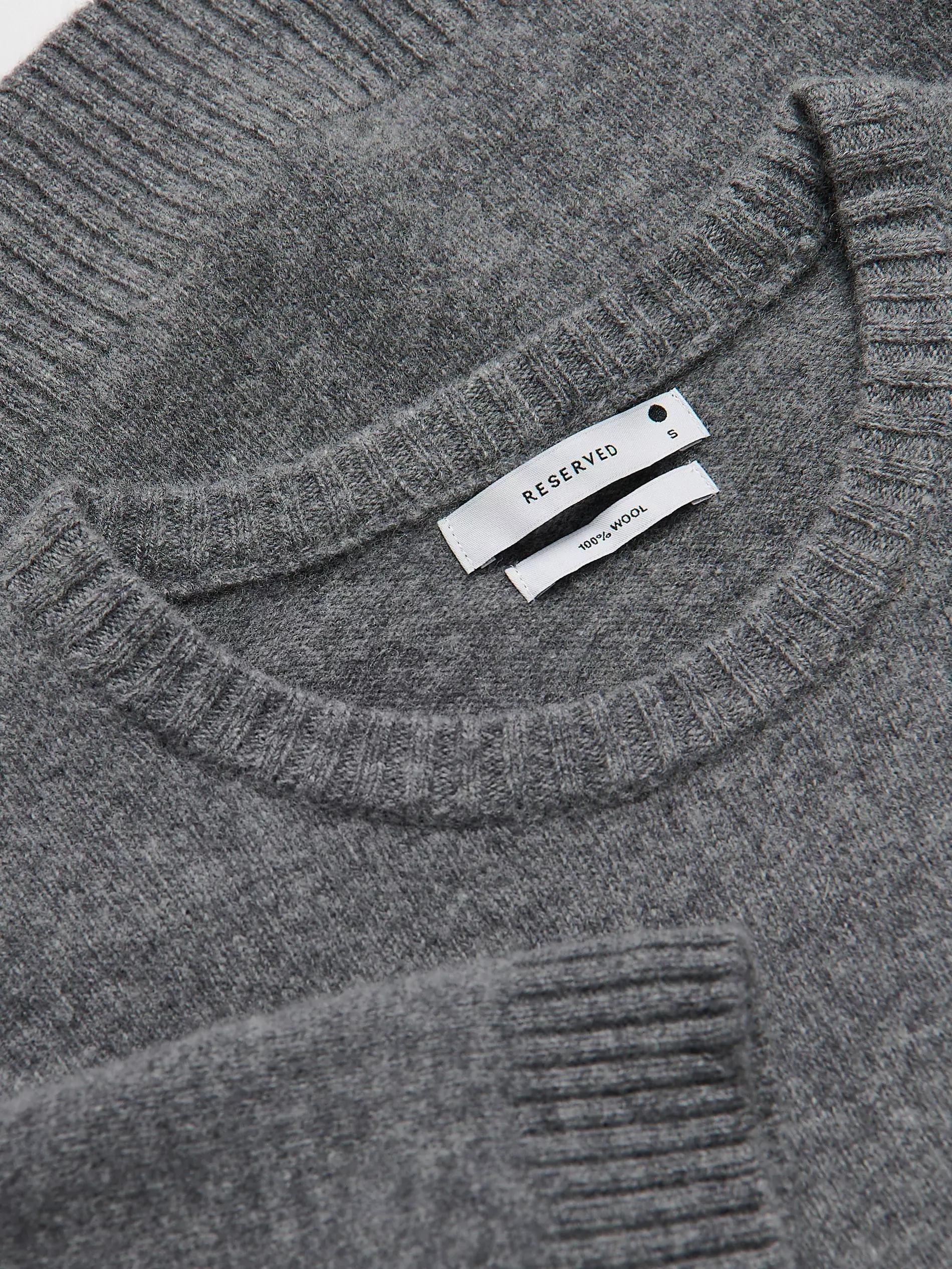 Grey Wool Jumper, Grey, large image number 5