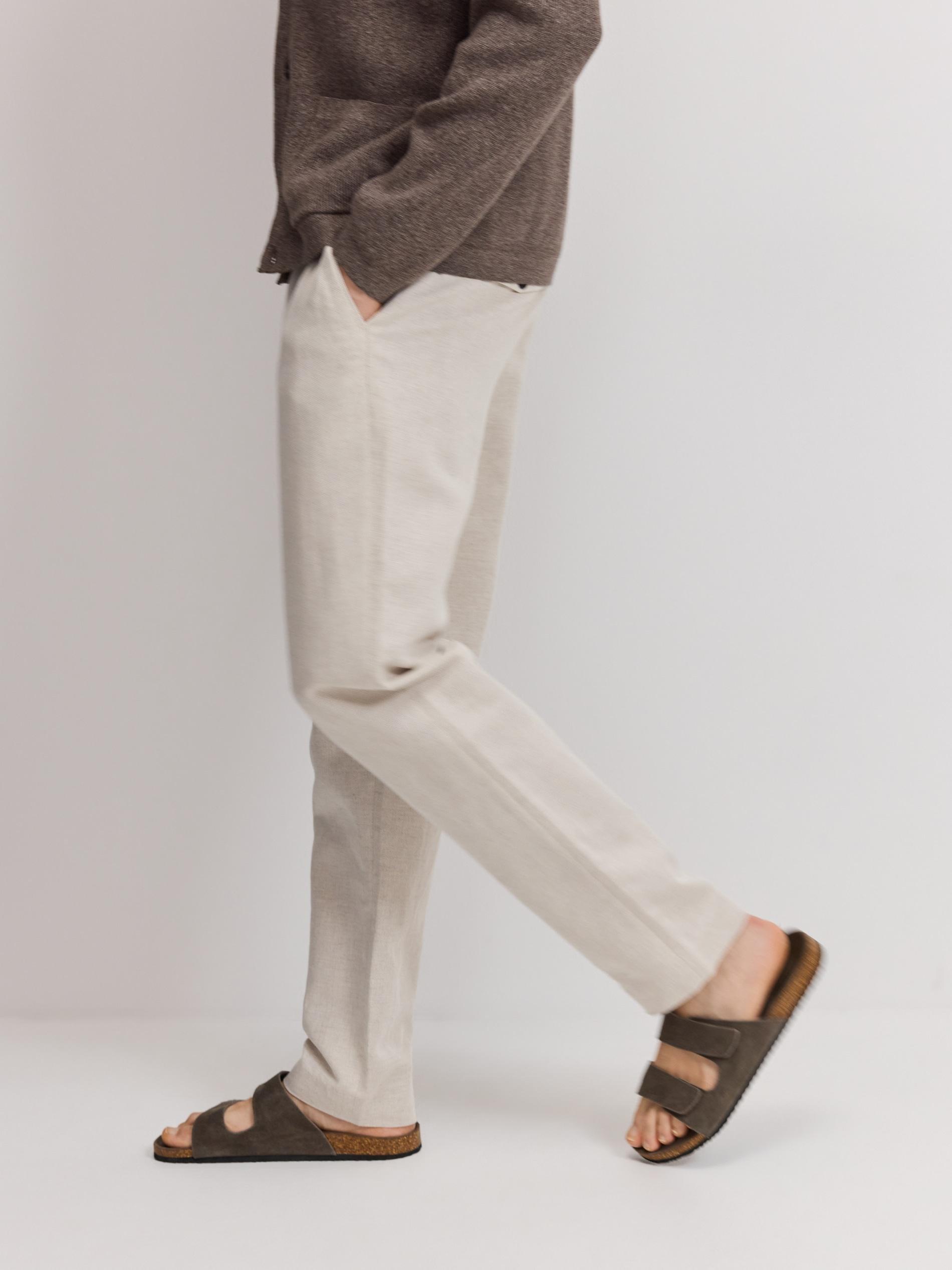 Brown Suede Slides, Brown, large image number 0