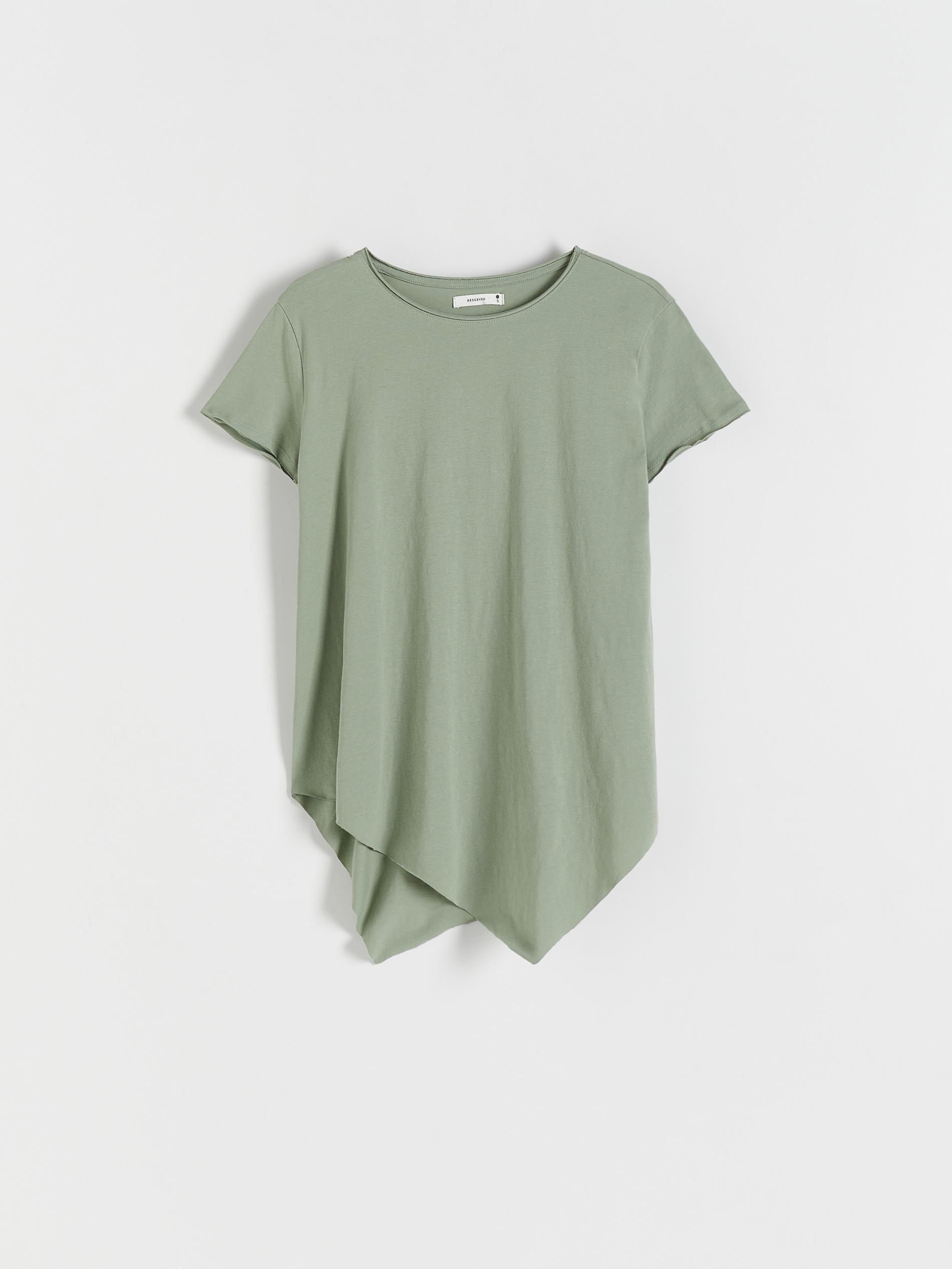 Khaki Round Neck Cotton T-Shirt, , large image number 5