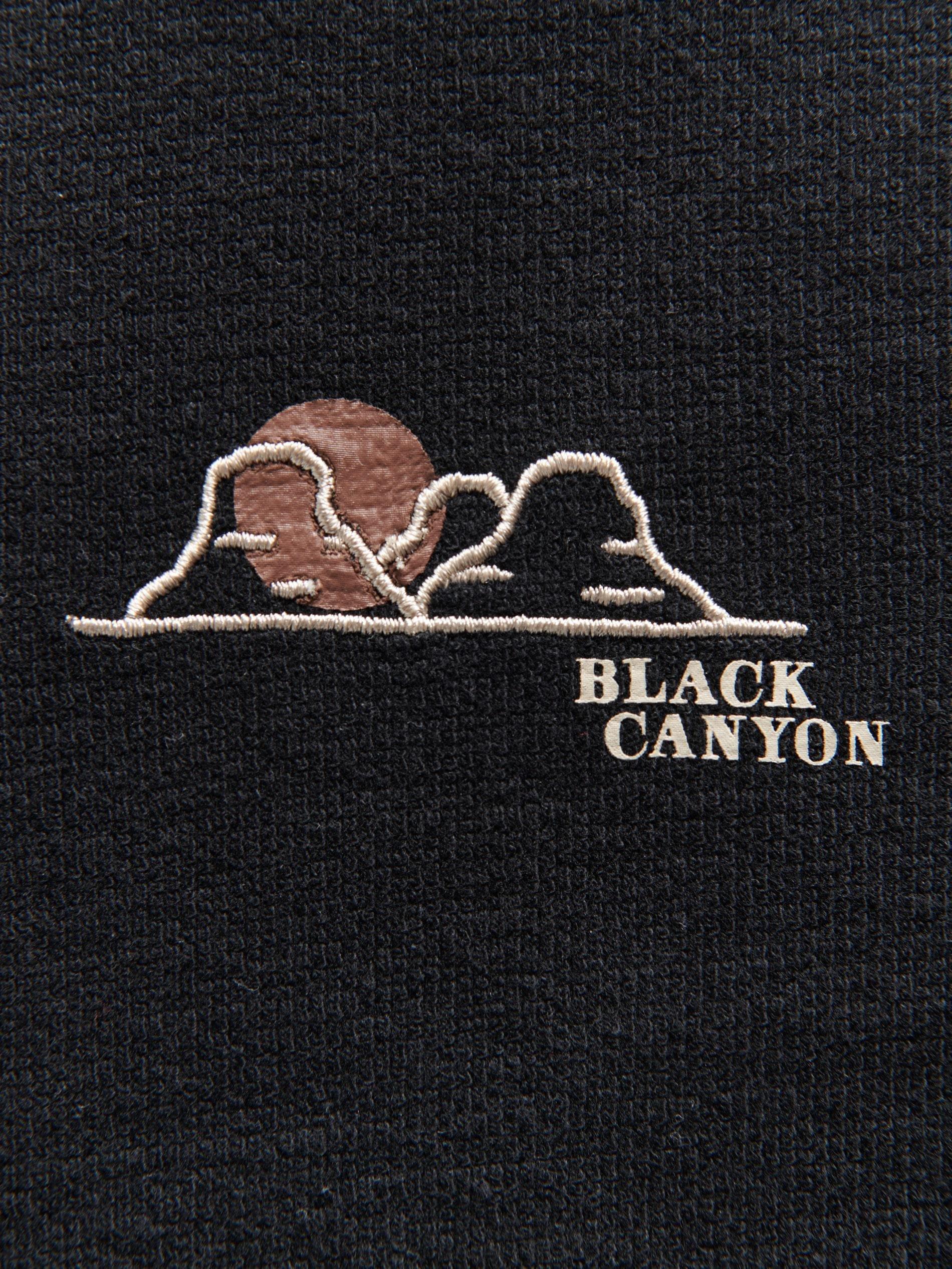 Black Cotton Embroidery T-Shirt, , large image number 4