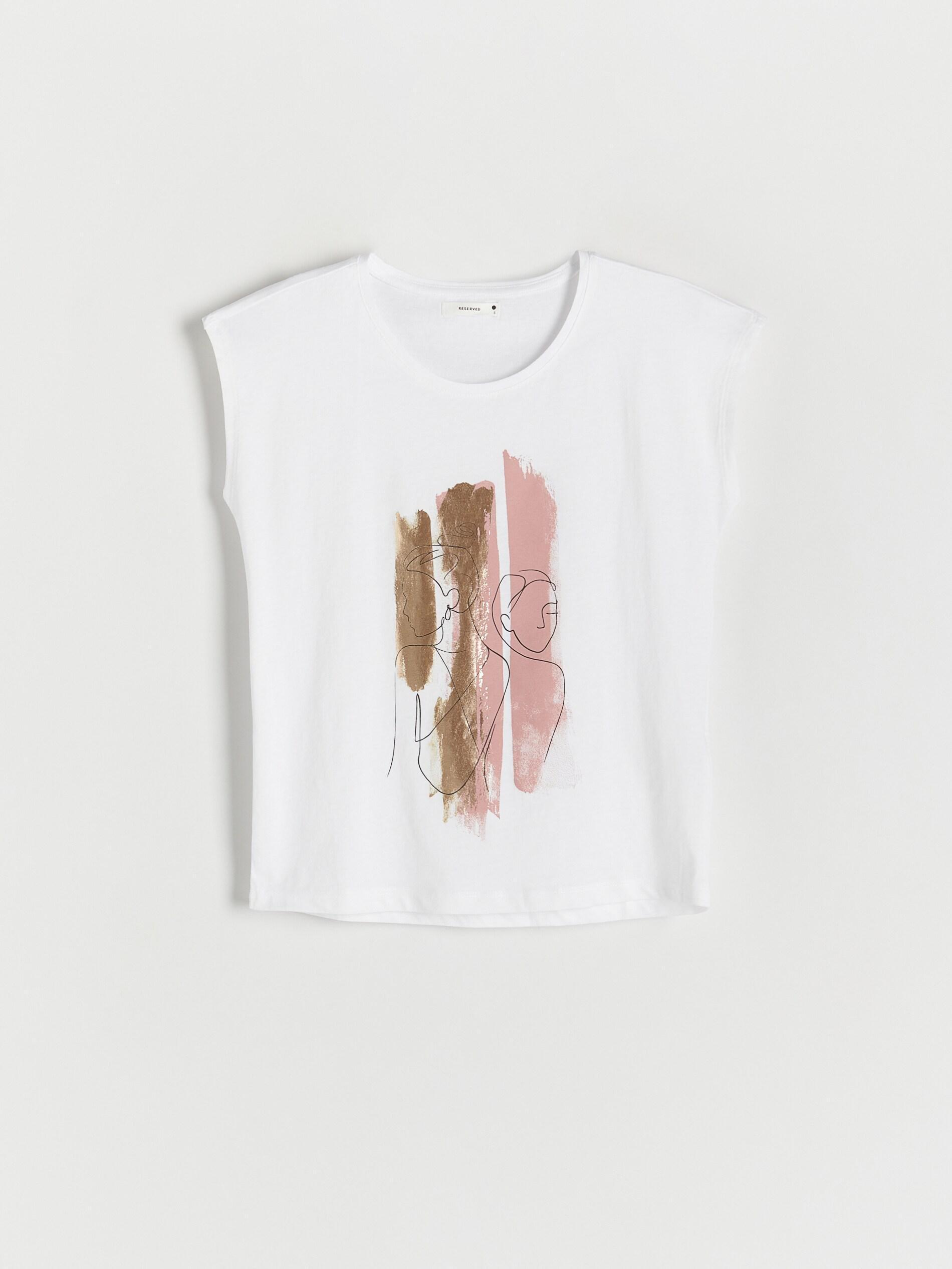White Kimono T-Shirt, , large image number 0