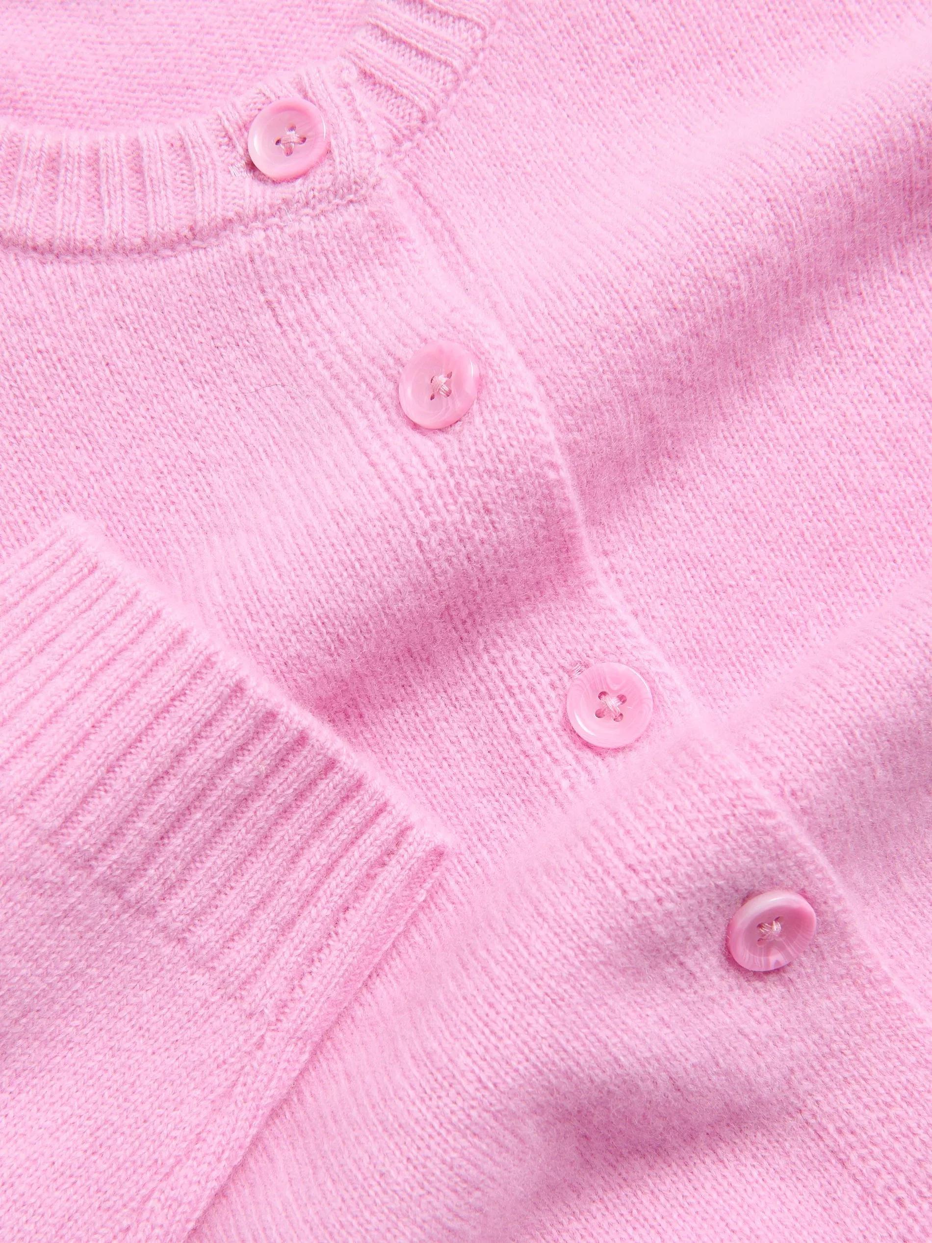 Pink Wool Cardigan, Pink, large image number 5
