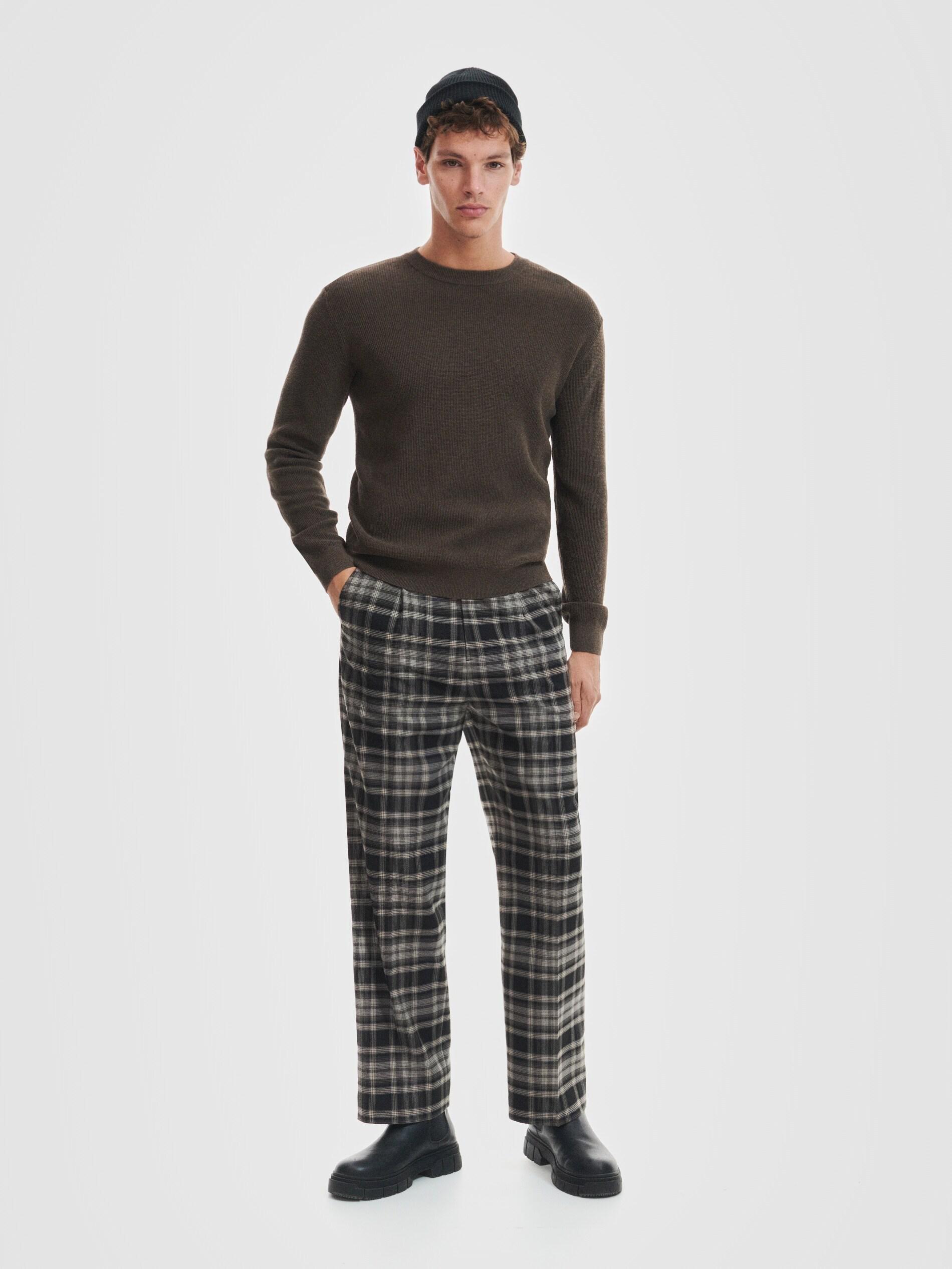 Brown Jumper With Round Neck, , large image number 1