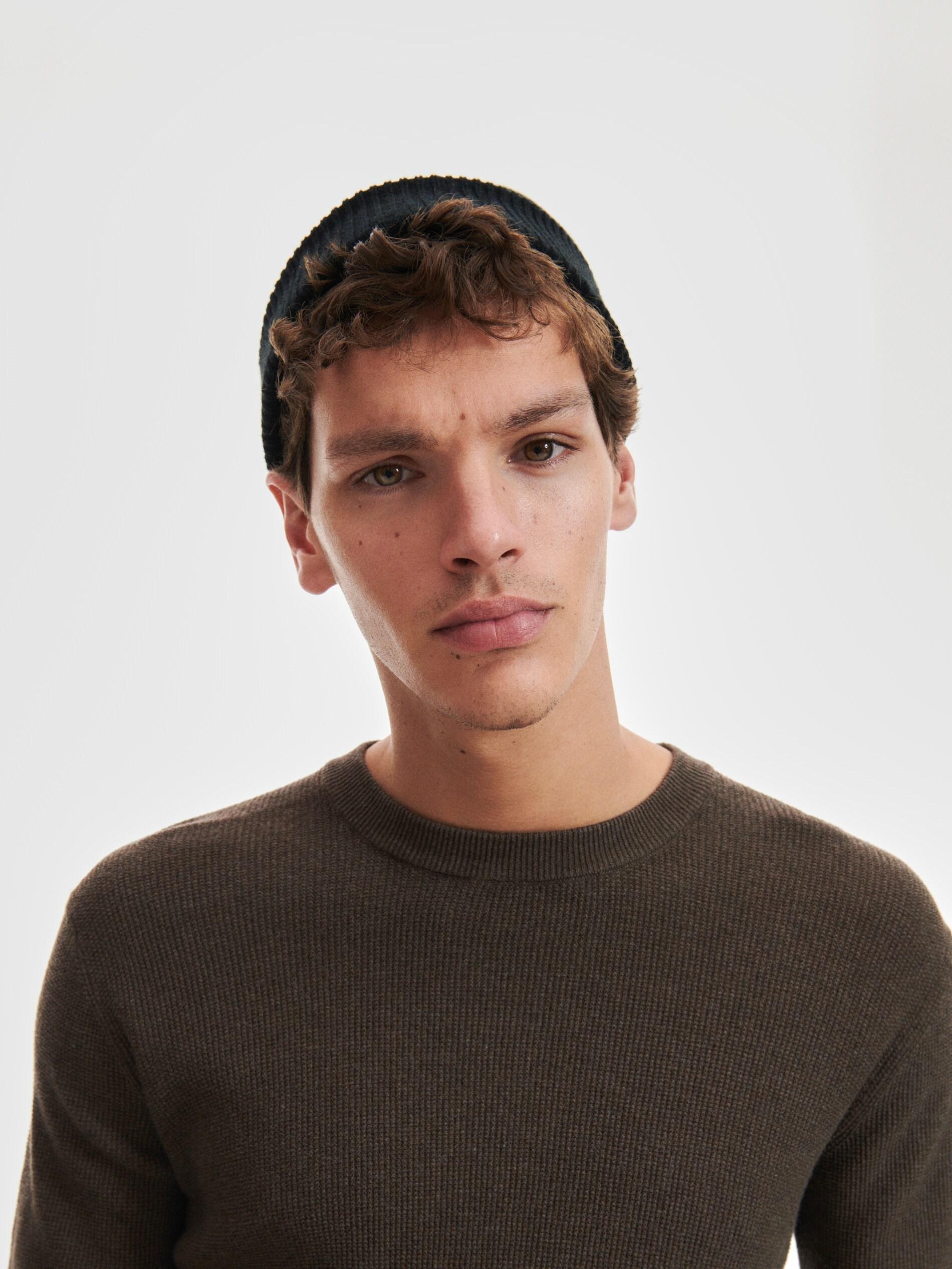 Brown Jumper With Round Neck, , large image number 2