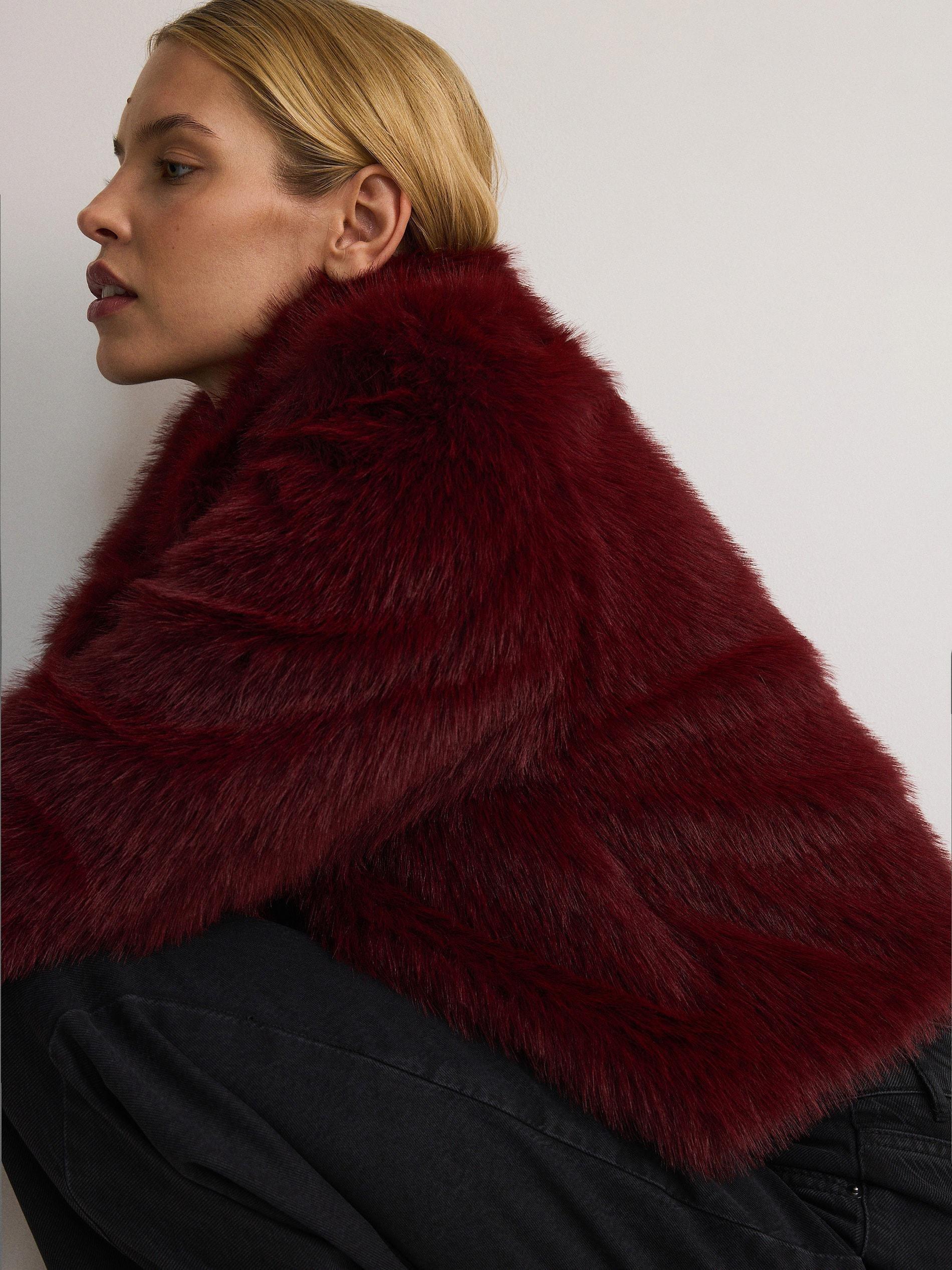 Burgundy Wide Notch Lapels Jacket, , large image number 5