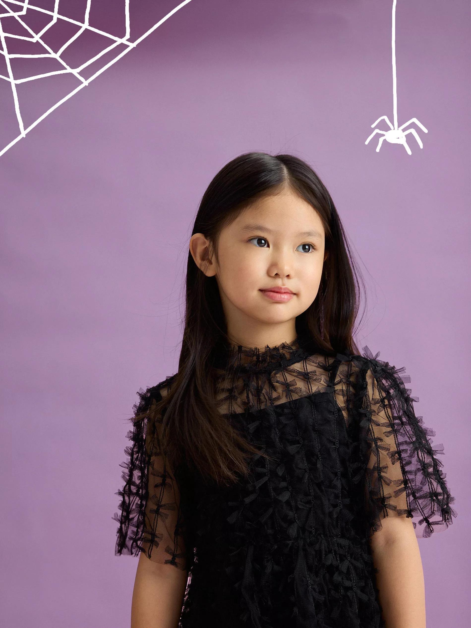 Black Dress,Kids Girl, , large image number 2